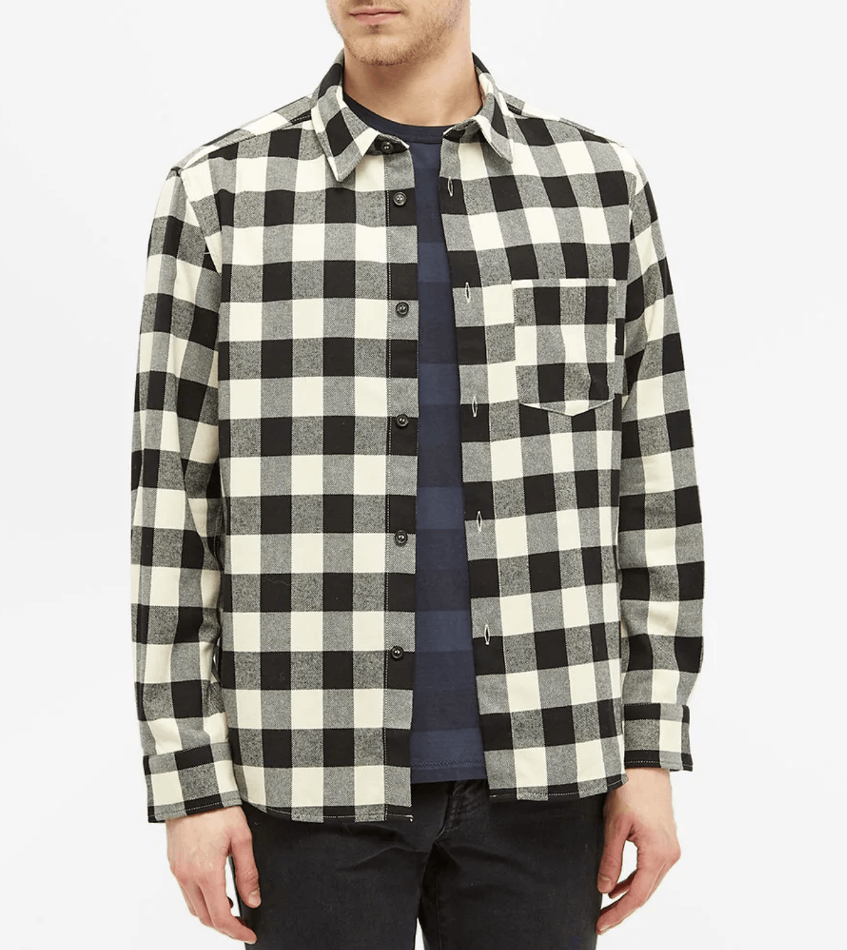 A.P.C. A.P.C. John Check Twill Shirt Size US M / EU 48-50 / 2 - 6 Thumbnail