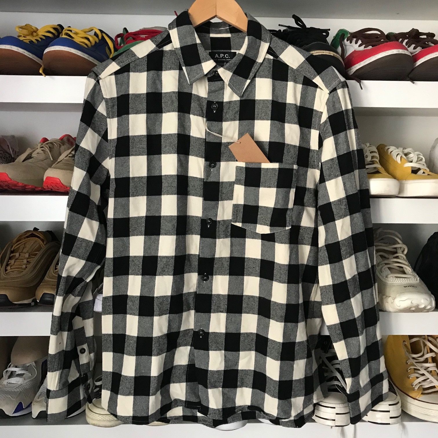 A.P.C. A.P.C. John Check Twill Shirt Size US M / EU 48-50 / 2 - 1 Thumbnail