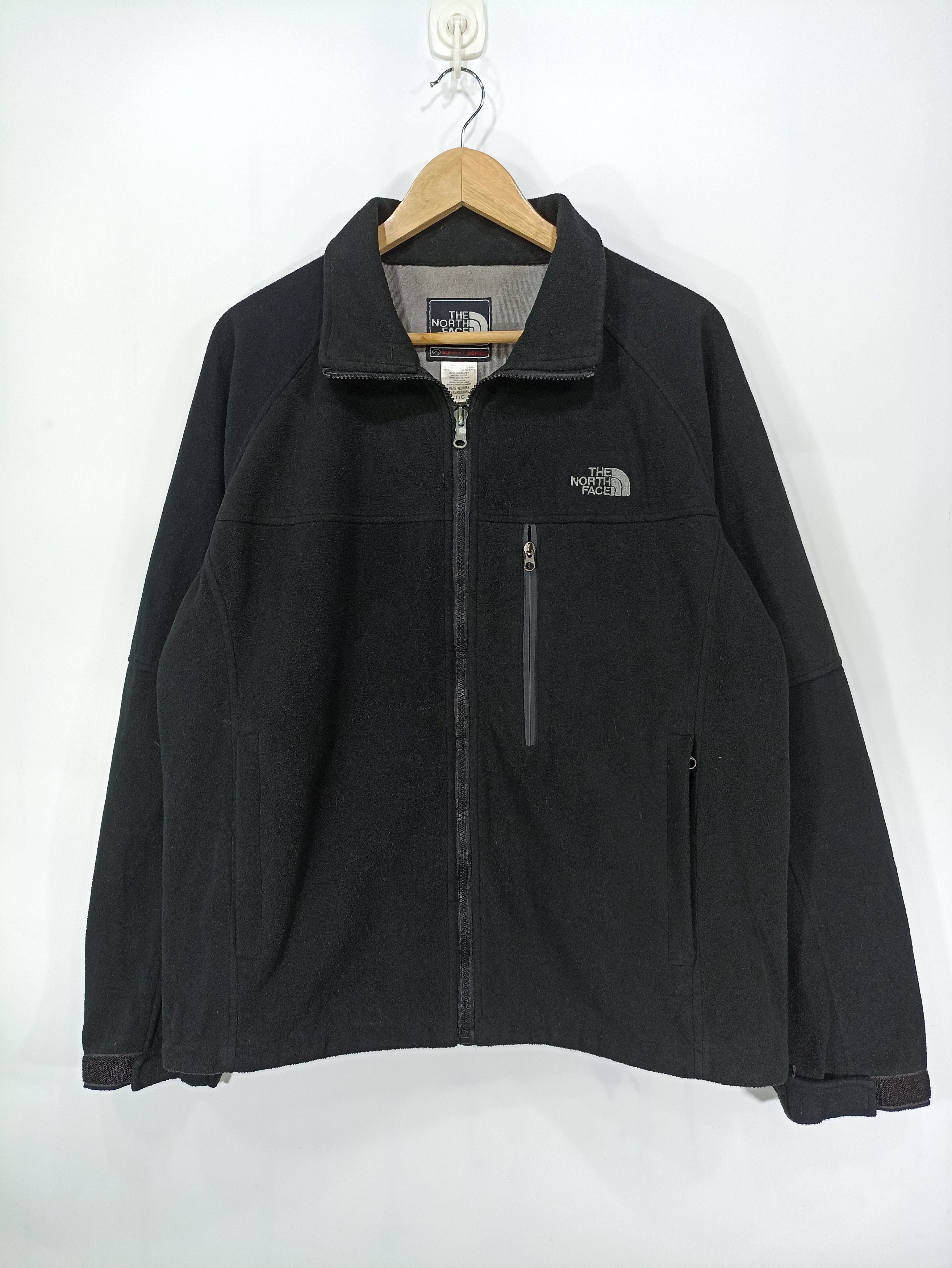 image of Outdoor Life x The North Face Vintage The North Face Fleece Jacket in Black, Men's (Size Medium)