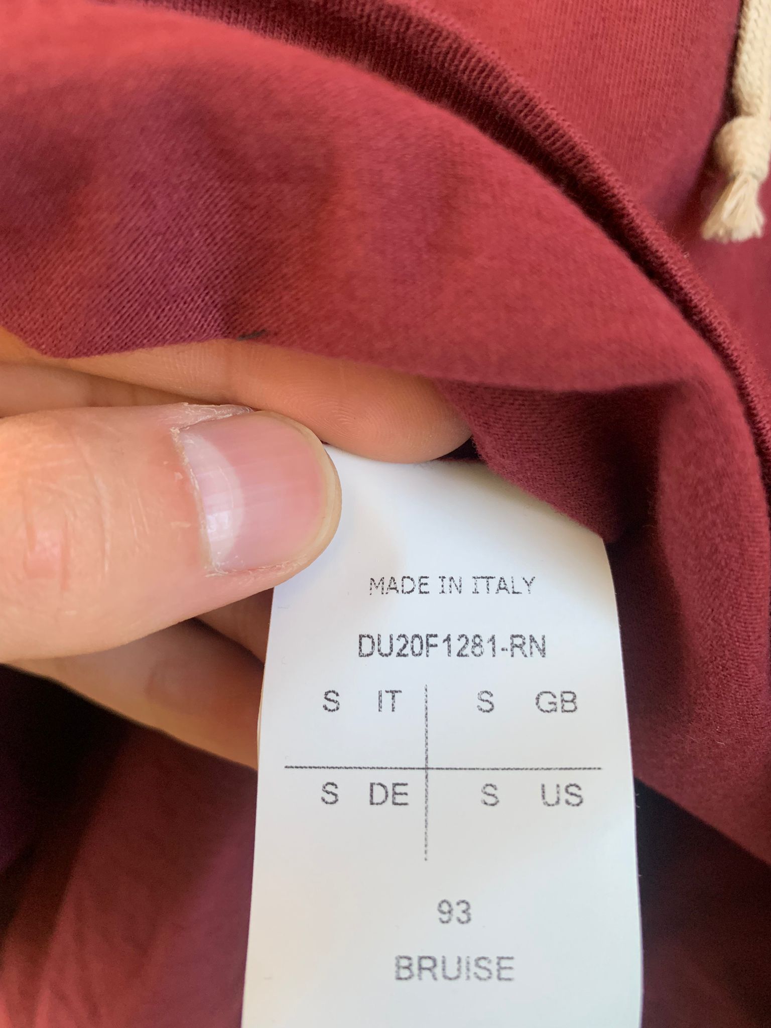 Rick Owens Drkshdw Cropped Hustler Hoodie in Bruise Size US S / EU 44-46 / 1 - 9 Thumbnail