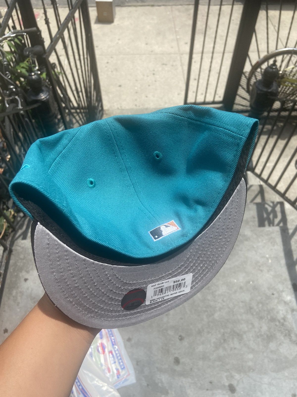 Hat Club × MLB × New Era 7 1/2 Houston Astro’s Top 30 UV Grey 2 Tone New Era Fitted Size ONE SIZE - 3 Thumbnail