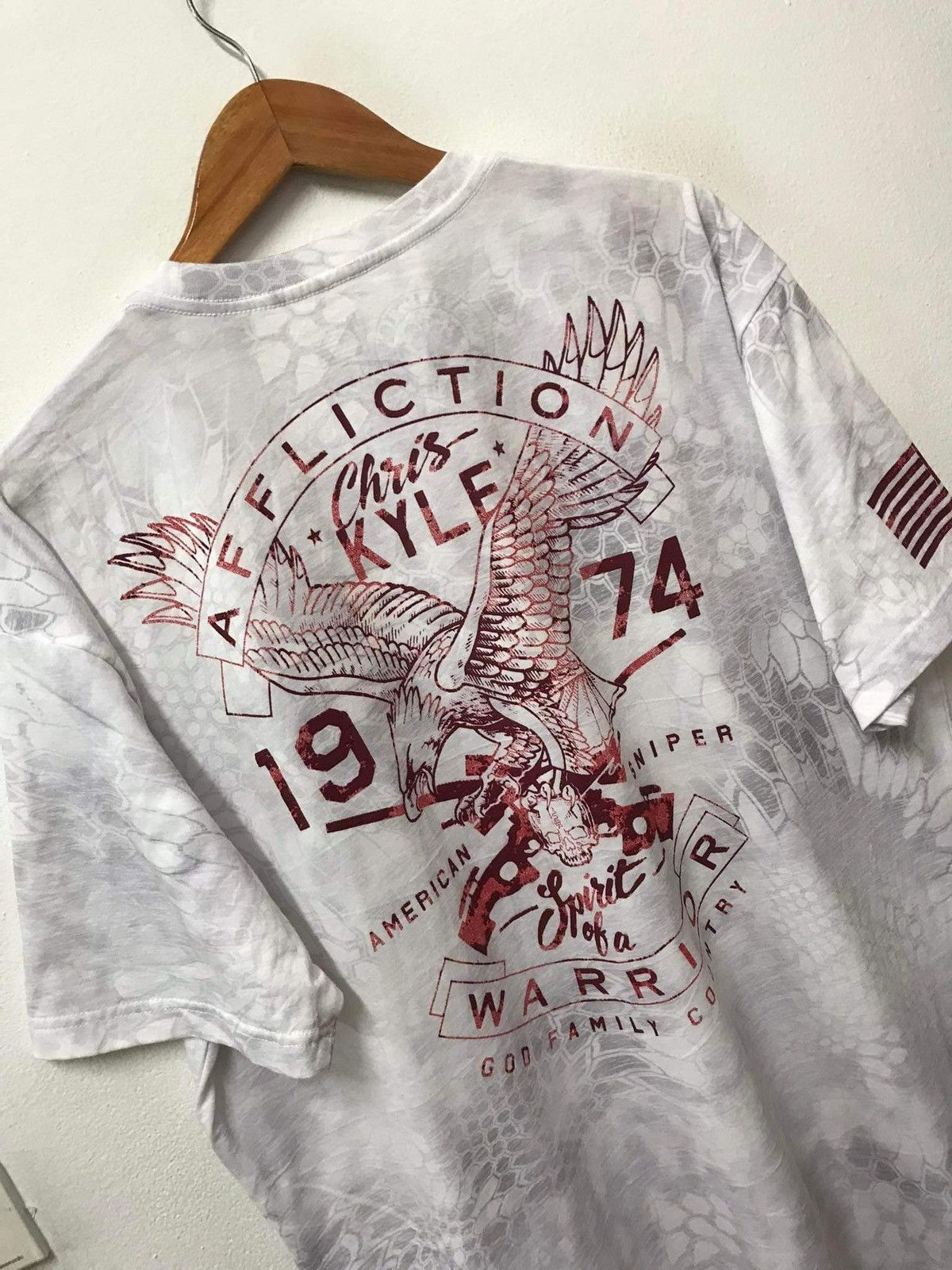 Affliction × Ed Hardy × Southpole Affliction American Sniper Chris Kyle Graphic Tee Size US XL / EU 56 / 4 - 2 Thumbnail