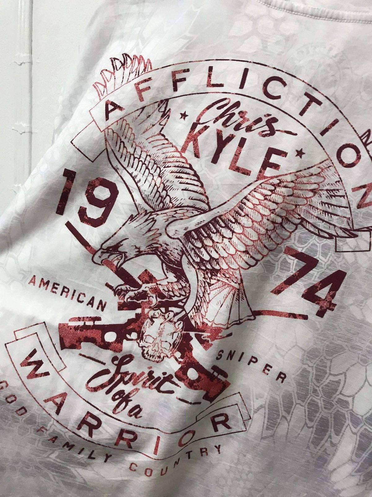 Affliction × Ed Hardy × Southpole Affliction American Sniper Chris Kyle Graphic Tee Size US XL / EU 56 / 4 - 3 Thumbnail