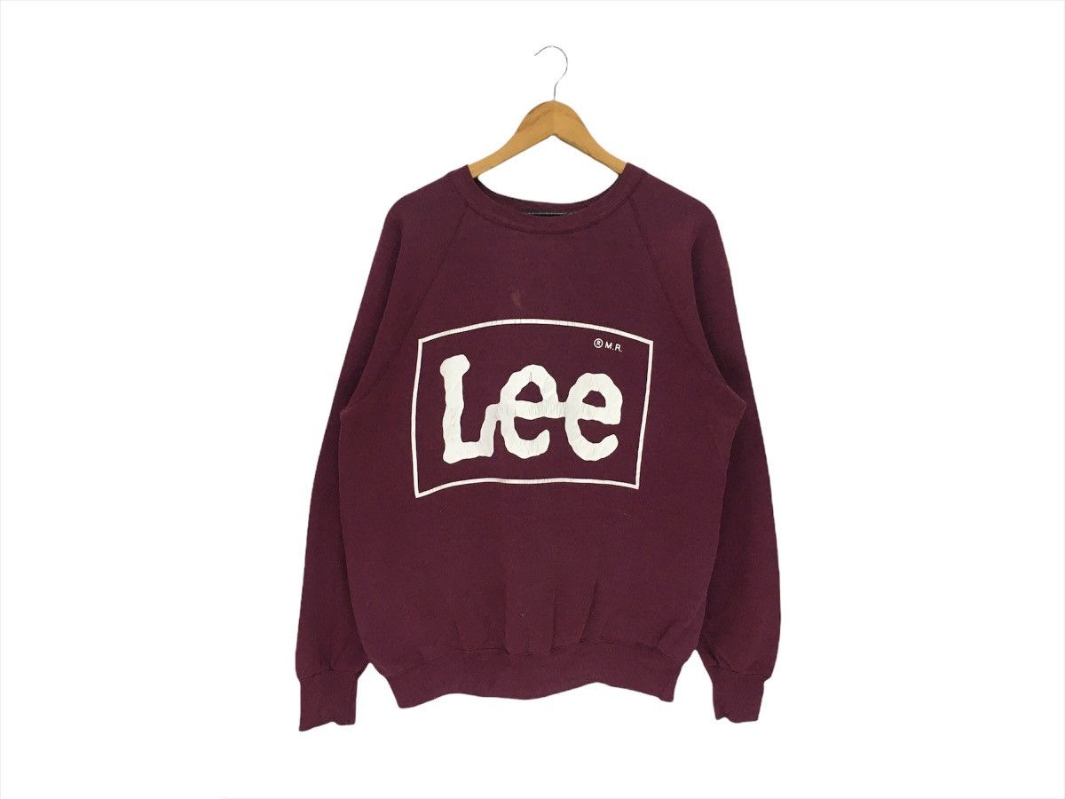 Lee × Vintage Vintage LEE Big Logo Spellout Sweatshirt Size US M / EU 48-50 / 2 - 1 Thumbnail
