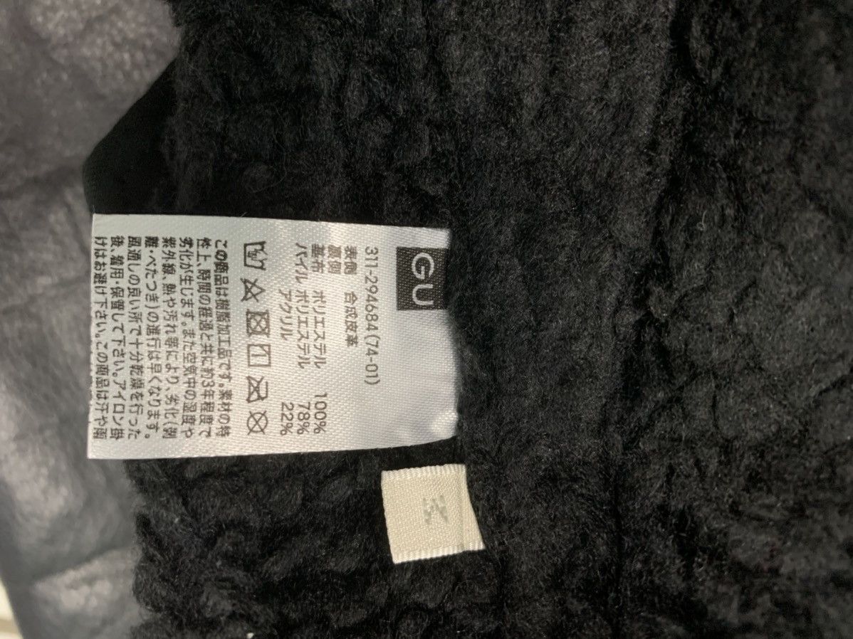Japanese Brand 🇯🇵 GU Fake Leather Ryders Jacket Size US M / EU 48-50 / 2 - 5 Thumbnail