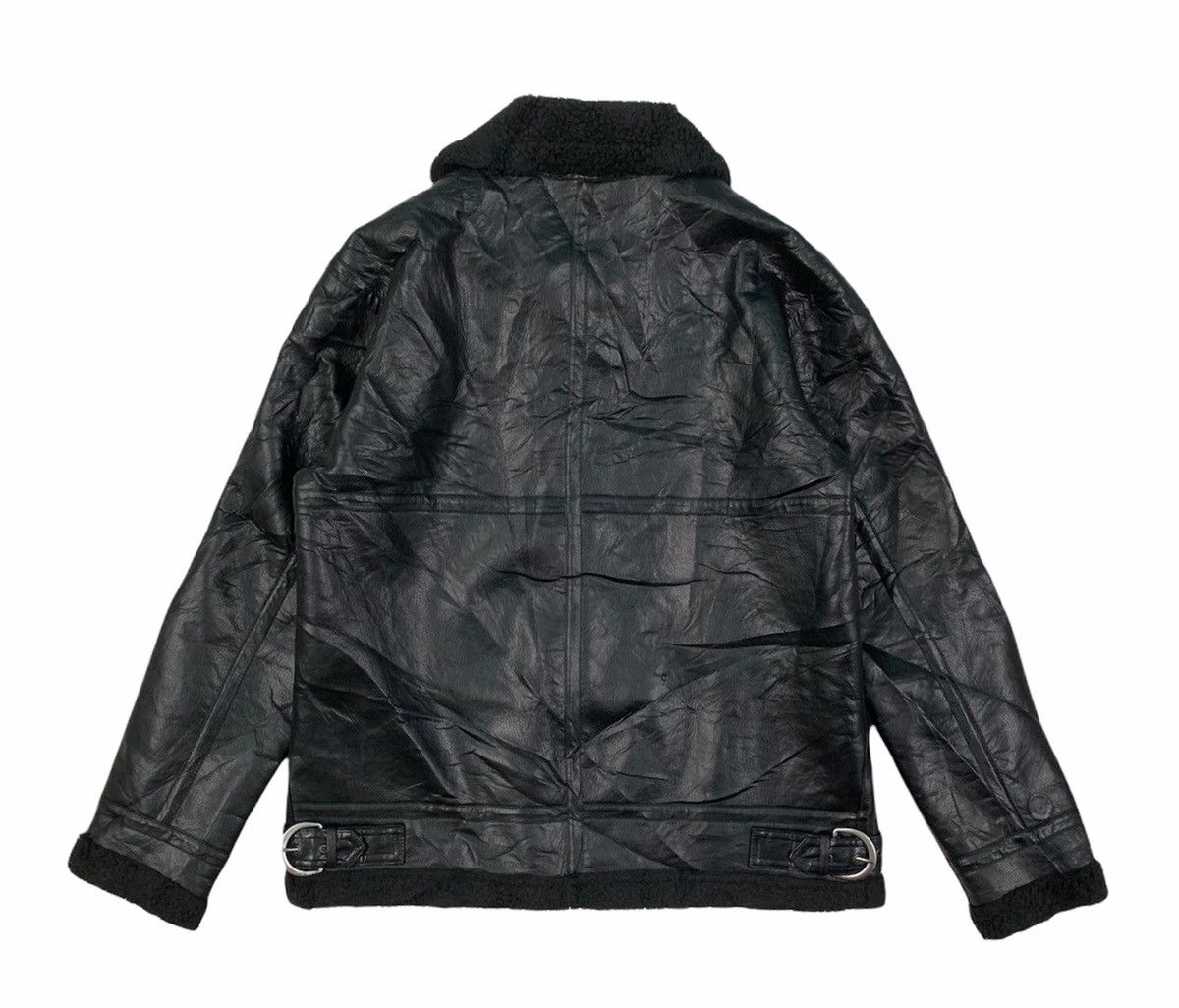 Japanese Brand 🇯🇵 GU Fake Leather Ryders Jacket Size US M / EU 48-50 / 2 - 3 Thumbnail