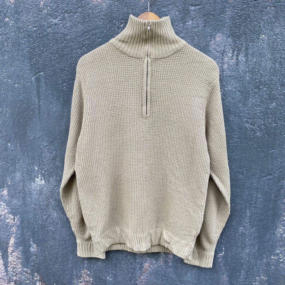 Uniqlo Vintage Uniqlo Japanese Brand Half Zip Knit Sweater Size US M / EU 48-50 / 2 - 1 Thumbnail