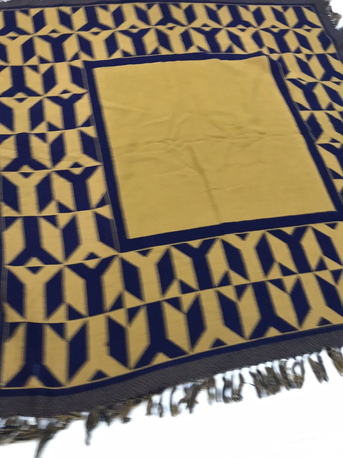 Yves Saint Laurent VINTAGE YVES SAINT LAURENT YSL LINGE DE MAISON KNITTED RUG Size ONE SIZE - 6 Thumbnail
