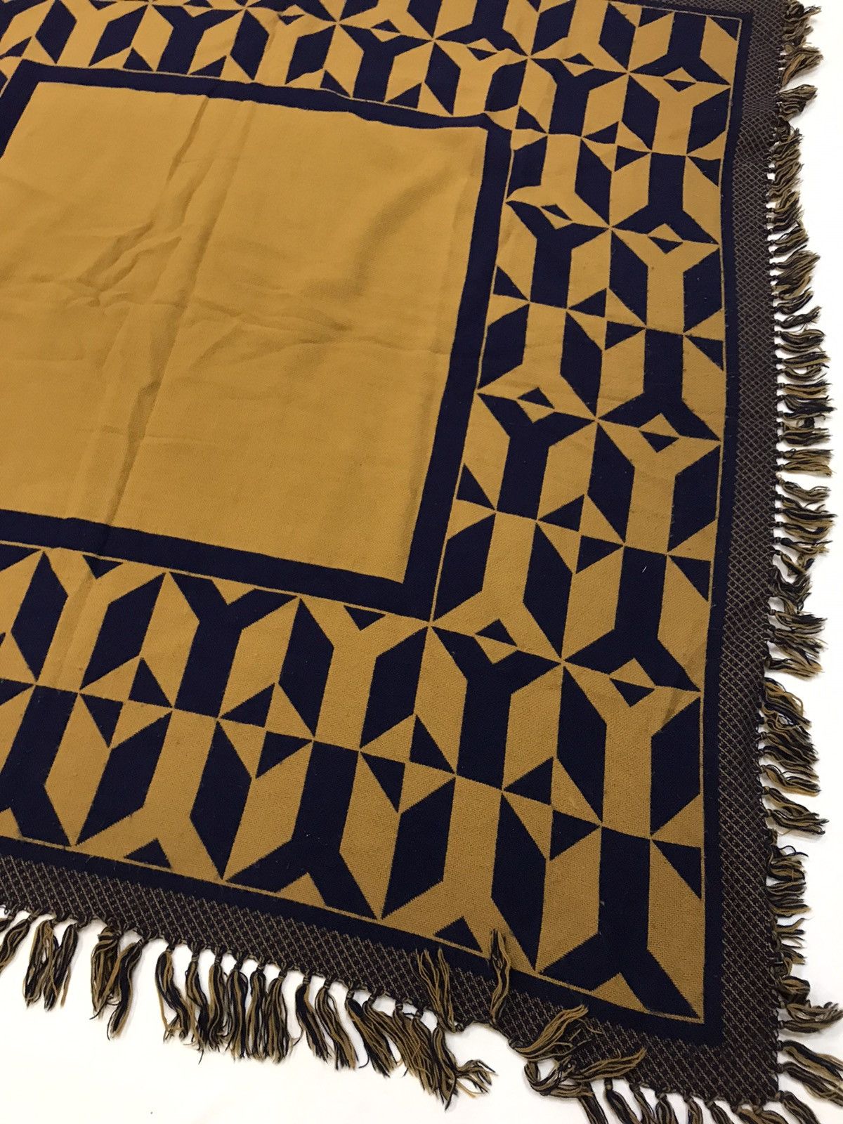 Yves Saint Laurent VINTAGE YVES SAINT LAURENT YSL LINGE DE MAISON KNITTED RUG Size ONE SIZE - 7 Thumbnail