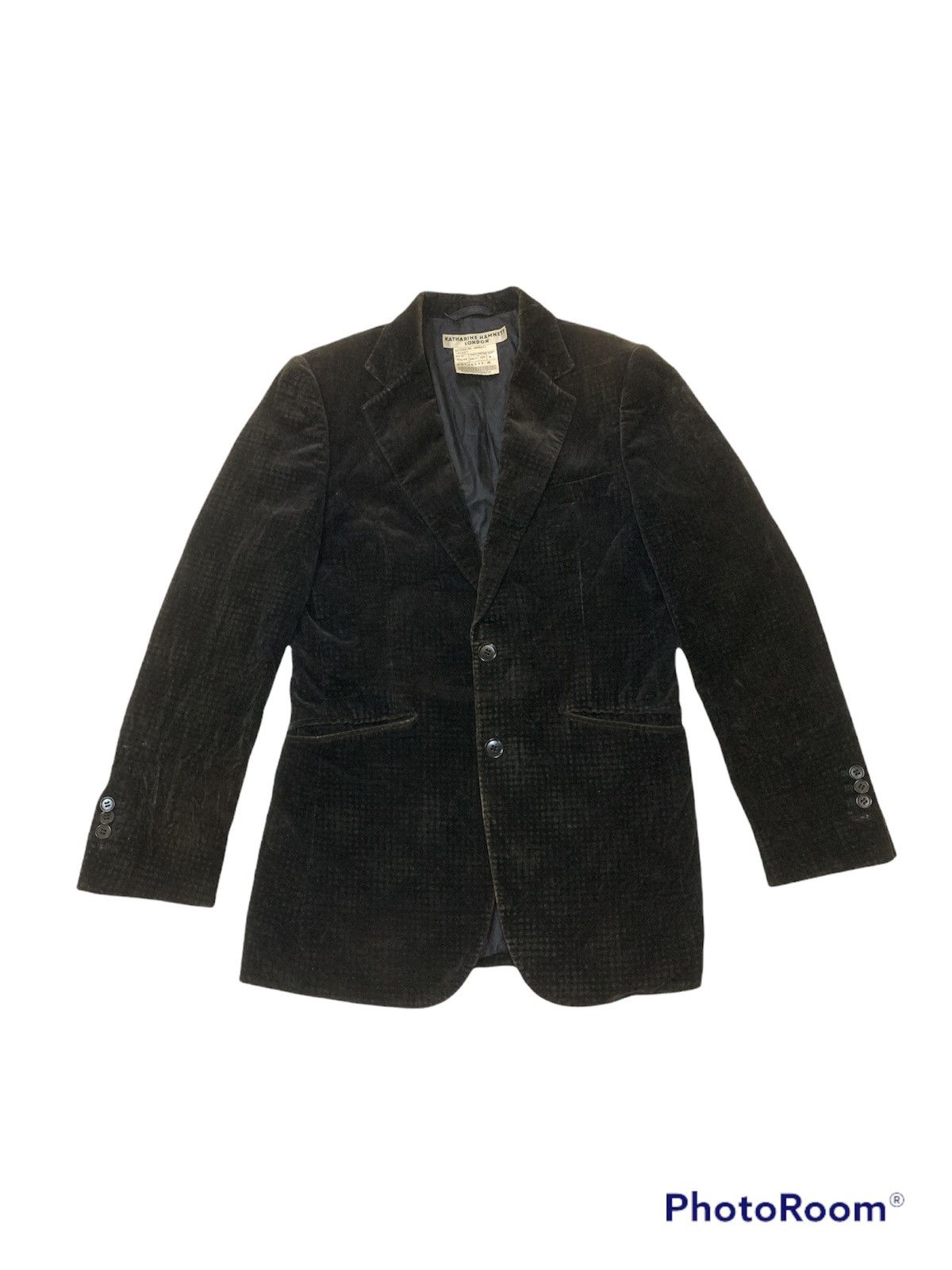 Katharine Hamnett London × Vintage VINTAGE KATHARINE HAMNETT LONDON SUEDE BLAZER COAT JACKET Size 38R - 1 Thumbnail
