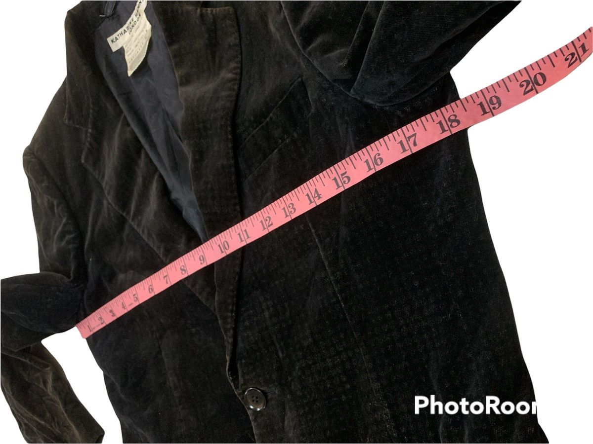 Katharine Hamnett London × Vintage VINTAGE KATHARINE HAMNETT LONDON SUEDE BLAZER COAT JACKET Size 38R - 5 Thumbnail