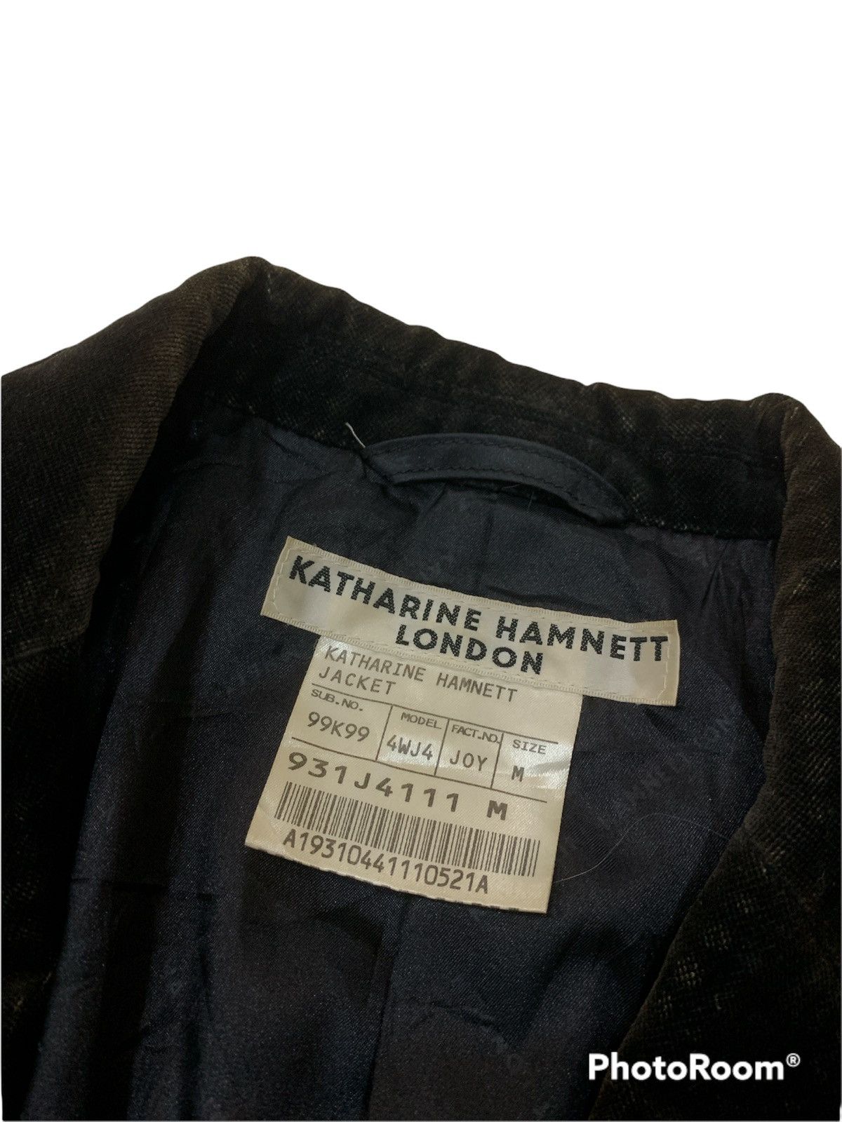 Katharine Hamnett London × Vintage VINTAGE KATHARINE HAMNETT LONDON SUEDE BLAZER COAT JACKET Size 38R - 6 Thumbnail