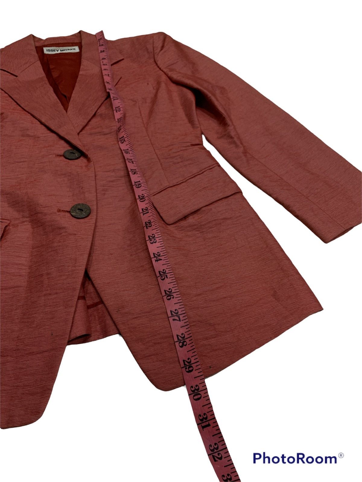 Issey Miyake × Vintage VINTAGE ISSEY MIYAKE CRUMPLE STYLE BLAZER COAT Size US S / EU 44-46 / 1 - 3 Thumbnail