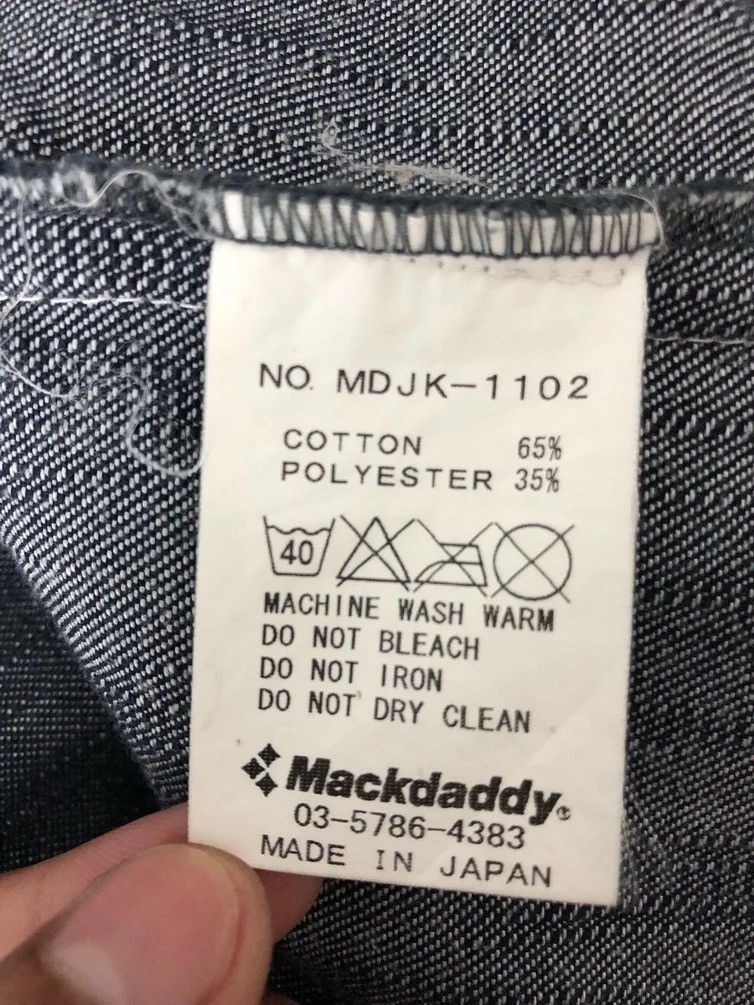 Hiroshi Fujiwara × Japanese Brand × MasterPiece 🇯🇵 MACKDADDY Denim Stripes Vintage Jacket Size US L / EU 52-54 / 3 - 9 Thumbnail