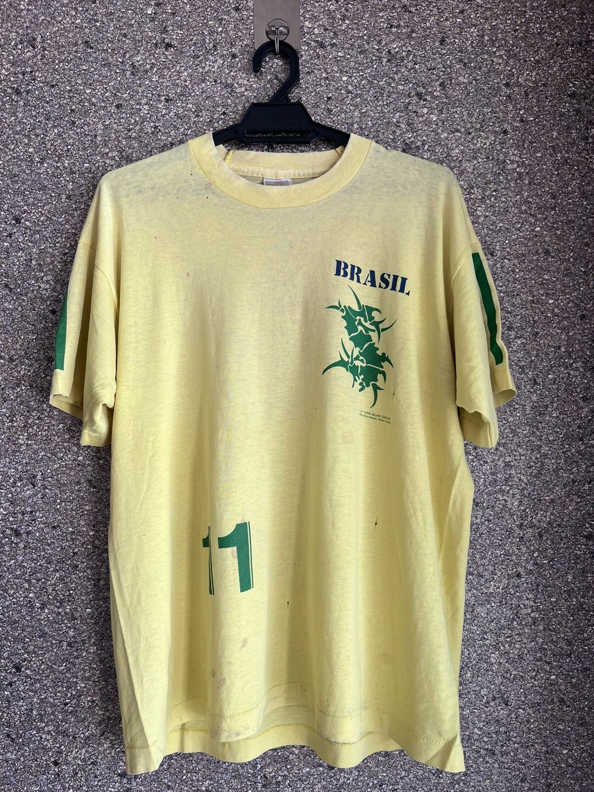 image of Vintage Brasil Ft42 in Yellow, Men's (Size Large)