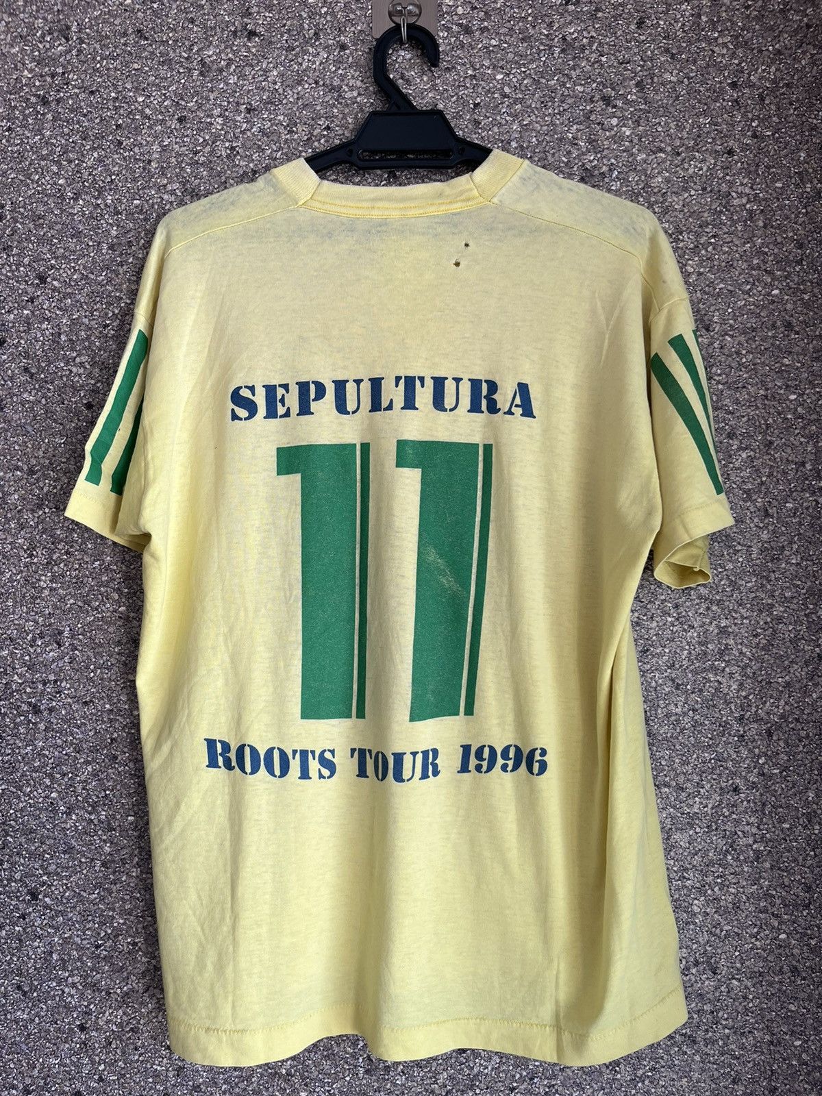 Band Tees × Vintage Vintage SEPULTURA TOUR 1996 Brasil ft42 Size US L / EU 52-54 / 3 - 2 Thumbnail