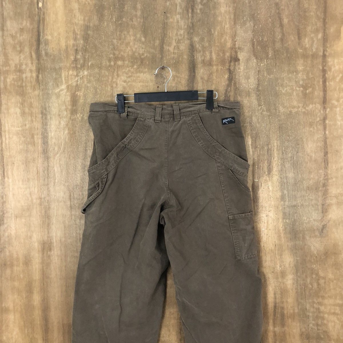 Japanese Brand DLL Rokx Brown multipocket tactical cargo pants #070 Size US 34 / EU 50 - 2 Thumbnail