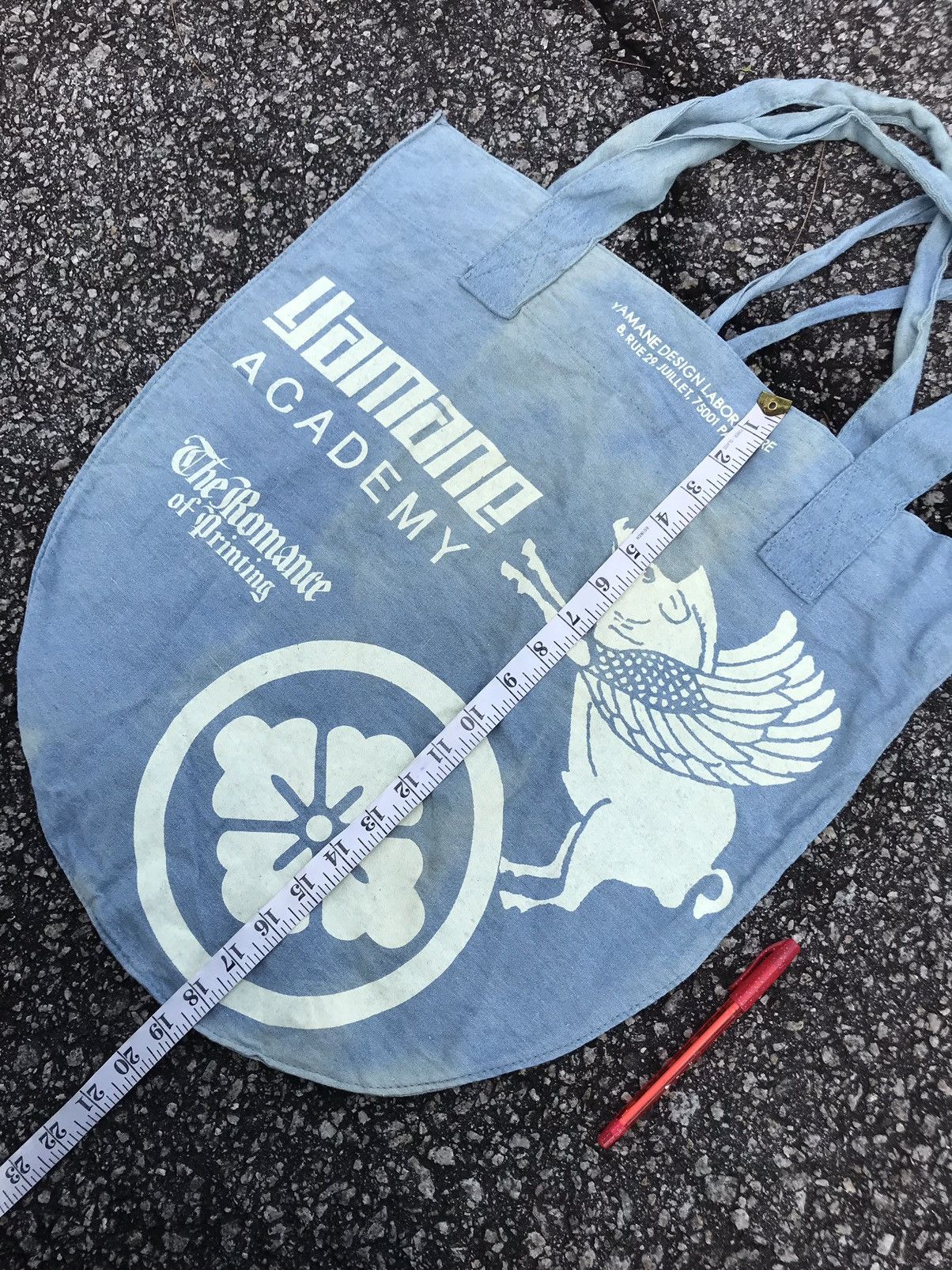 Evisu Vintage YAMANE Academy Full Printed Tote Bag Size ONE SIZE - 17 Thumbnail