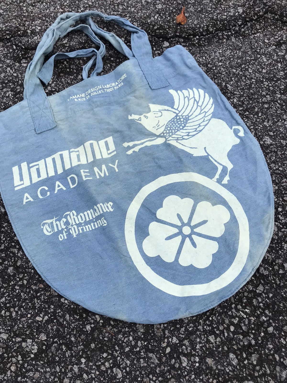 Evisu Vintage YAMANE Academy Full Printed Tote Bag Size ONE SIZE - 7 Thumbnail