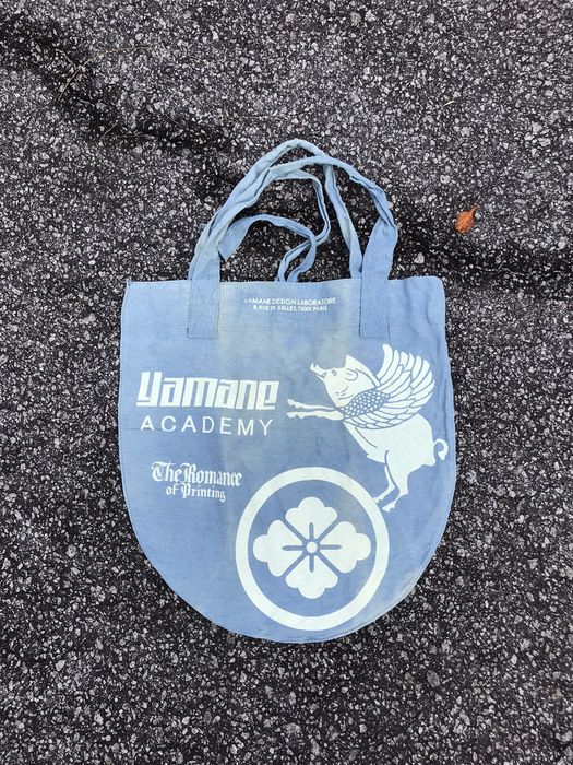 Vintage Vintage YAMANE Academy Full Printed Tote Bag | Grailed