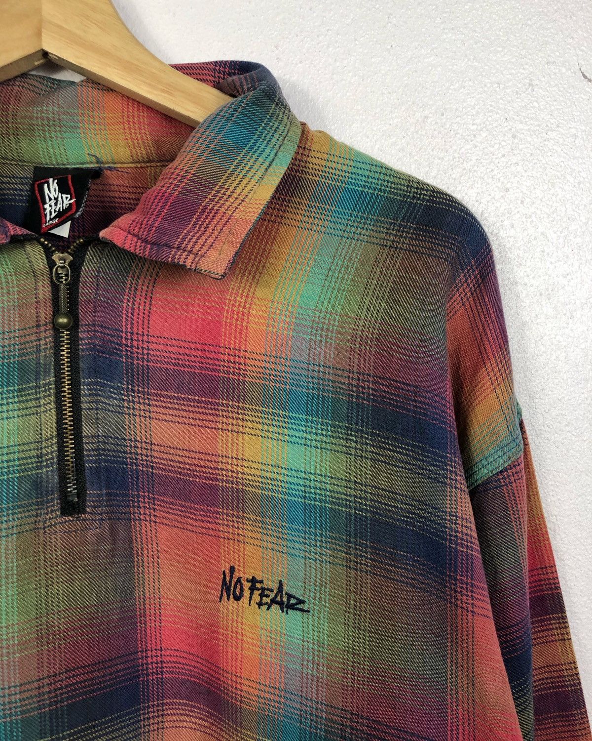 No Fear Rare Vintage No Fear Tops Made in USA Size US L / EU 52-54 / 3 - 3 Thumbnail