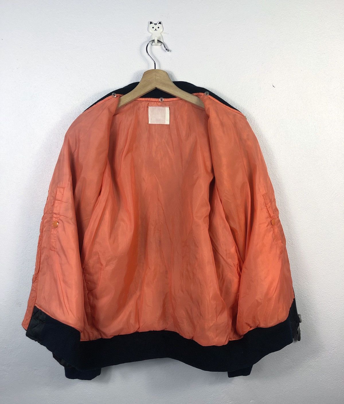 Vintage Rare Vintage Air Force Fighting 84 Bomber Jacket Size US L / EU 52-54 / 3 - 8 Thumbnail