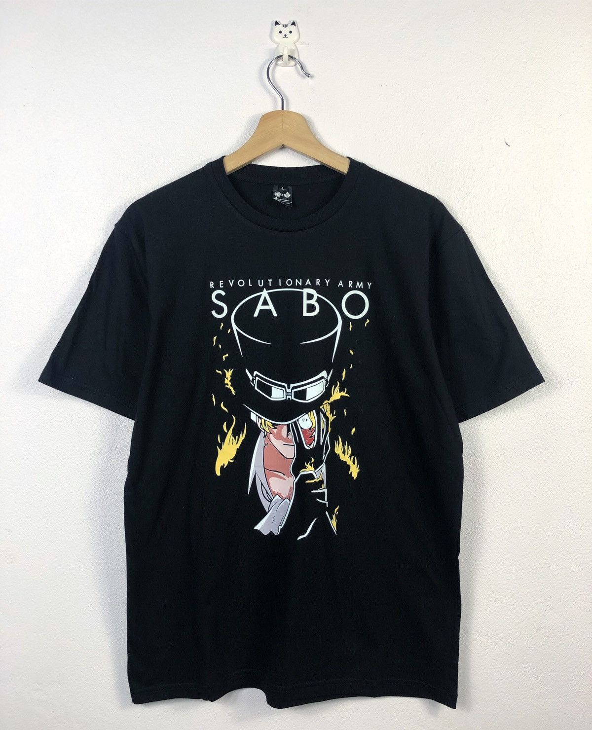 Anime Rare One Piece Sabo Revolutionary Army Tee Size US L / EU 52-54 / 3 - 1 Thumbnail