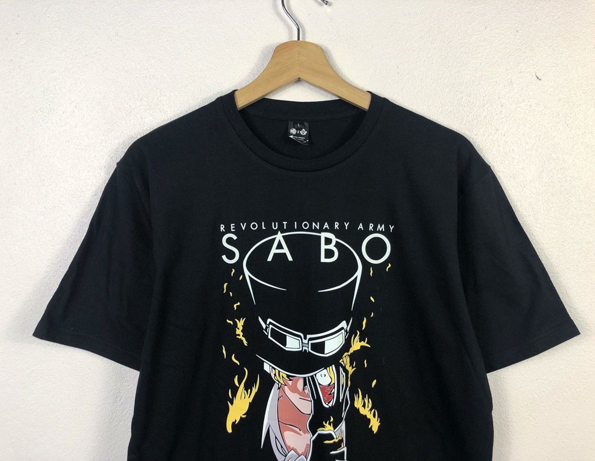 Anime Rare One Piece Sabo Revolutionary Army Tee Size US L / EU 52-54 / 3 - 2 Thumbnail
