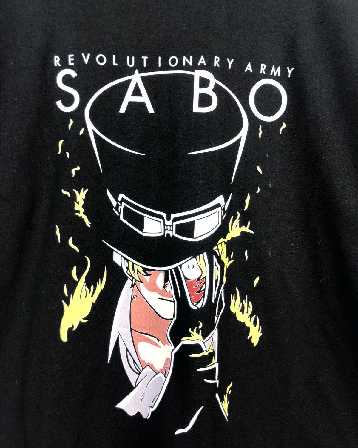 Anime Rare One Piece Sabo Revolutionary Army Tee Size US L / EU 52-54 / 3 - 3 Thumbnail