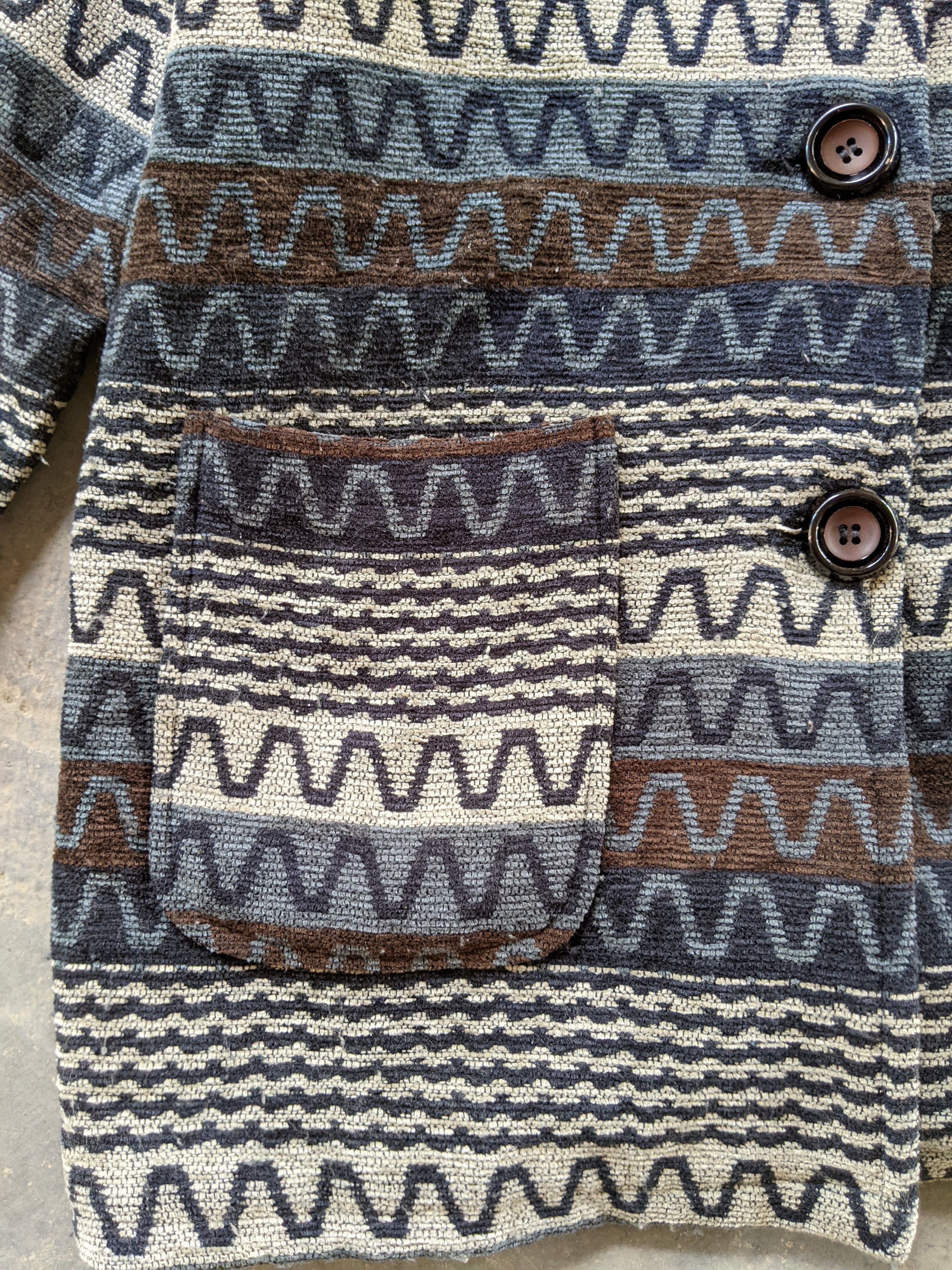 Tribal Streetwear Vintage Abstract Knit Sweater Hoodie Size US L / EU 52-54 / 3 - 5 Thumbnail