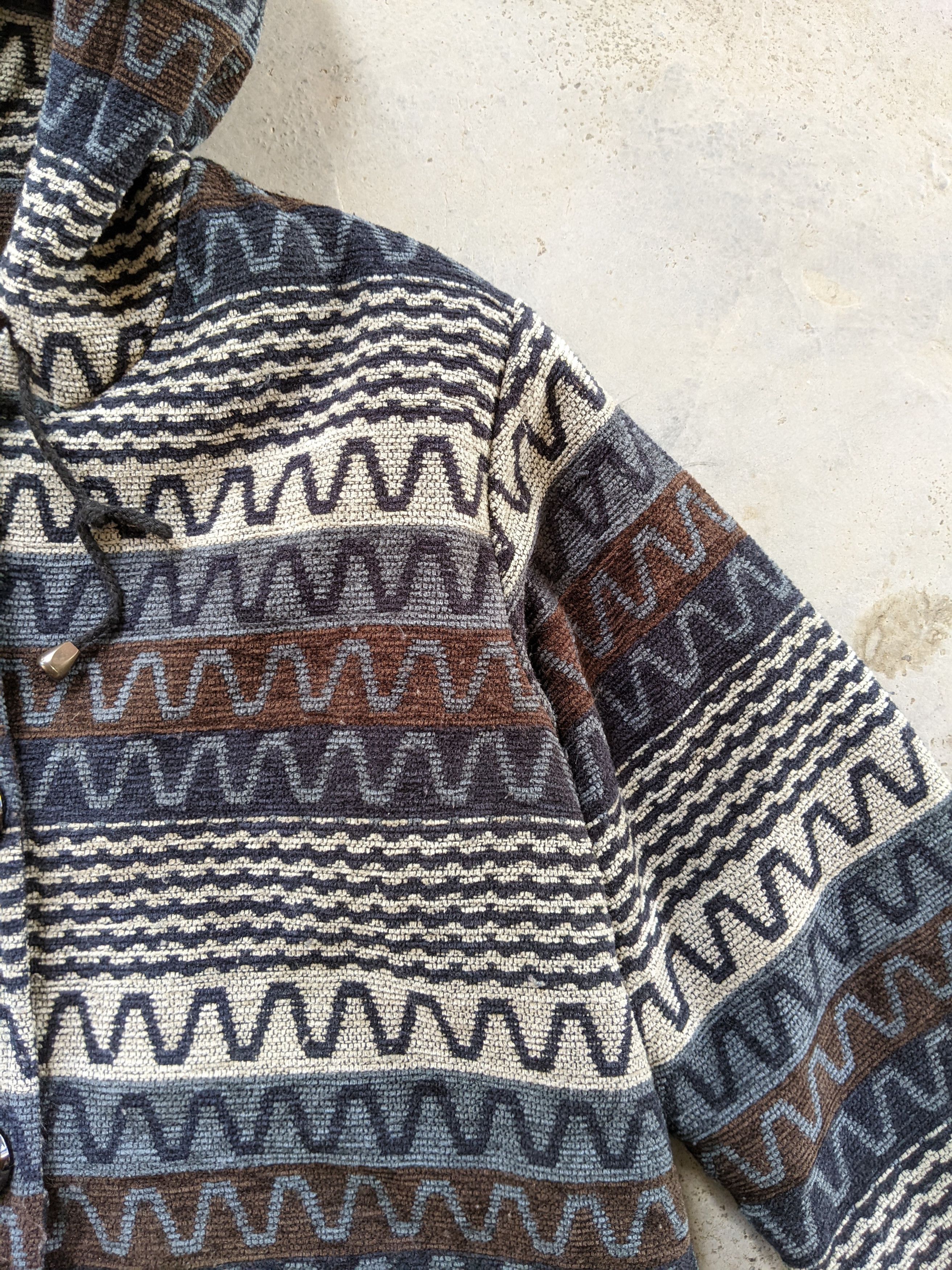 Tribal Streetwear Vintage Abstract Knit Sweater Hoodie Size US L / EU 52-54 / 3 - 6 Thumbnail
