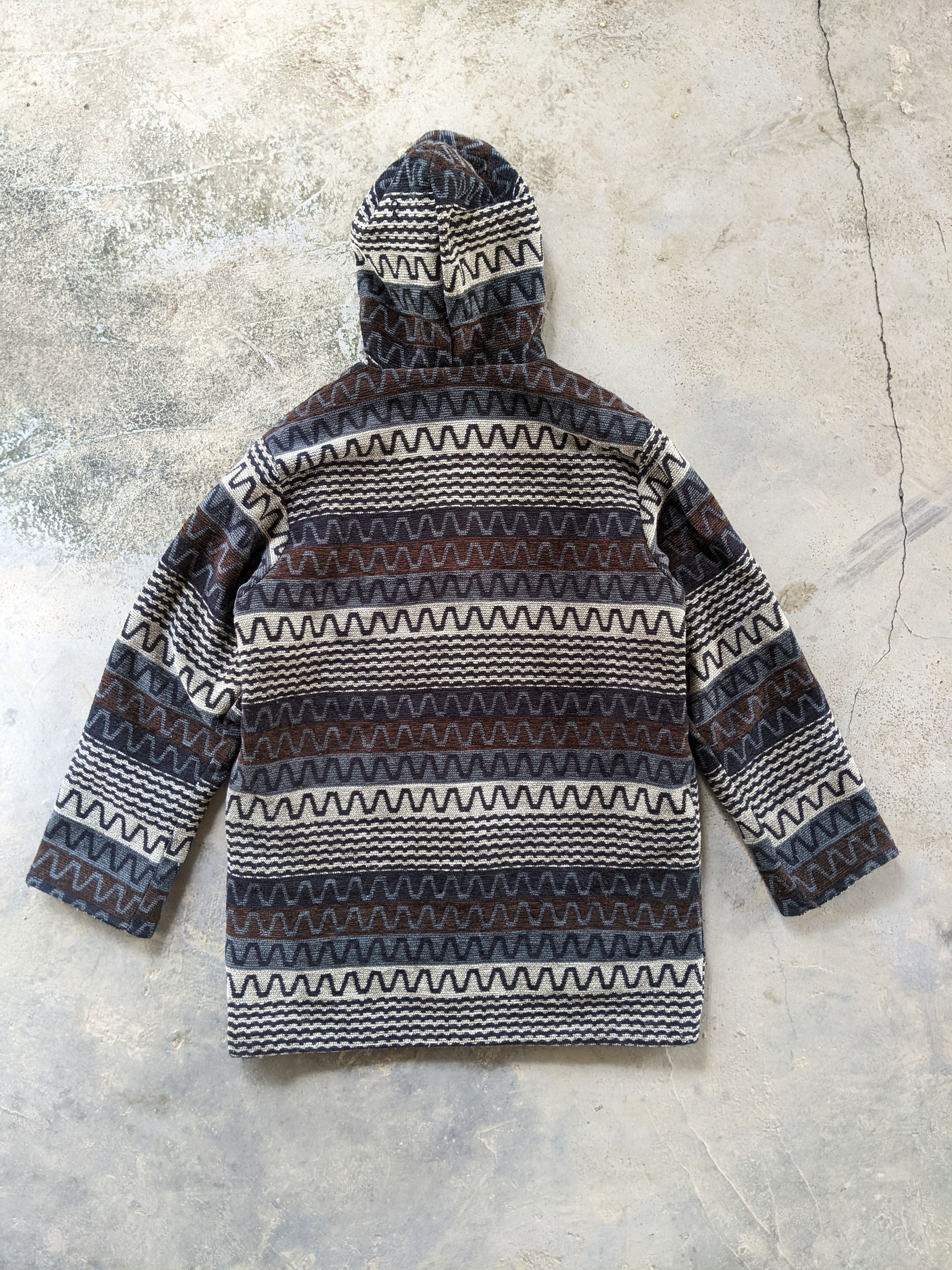 Tribal Streetwear Vintage Abstract Knit Sweater Hoodie Size US L / EU 52-54 / 3 - 2 Thumbnail