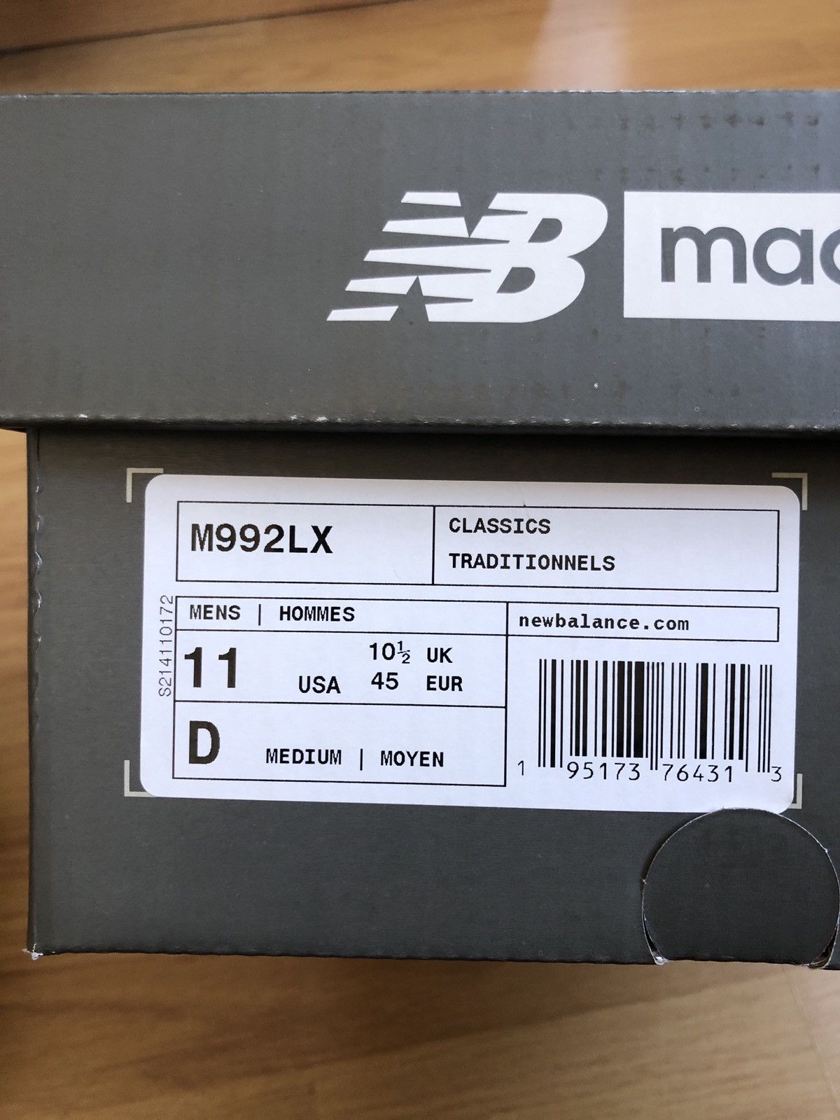 New Balance New Balance M992LX Size US 11 / EU 44 - 7 Thumbnail