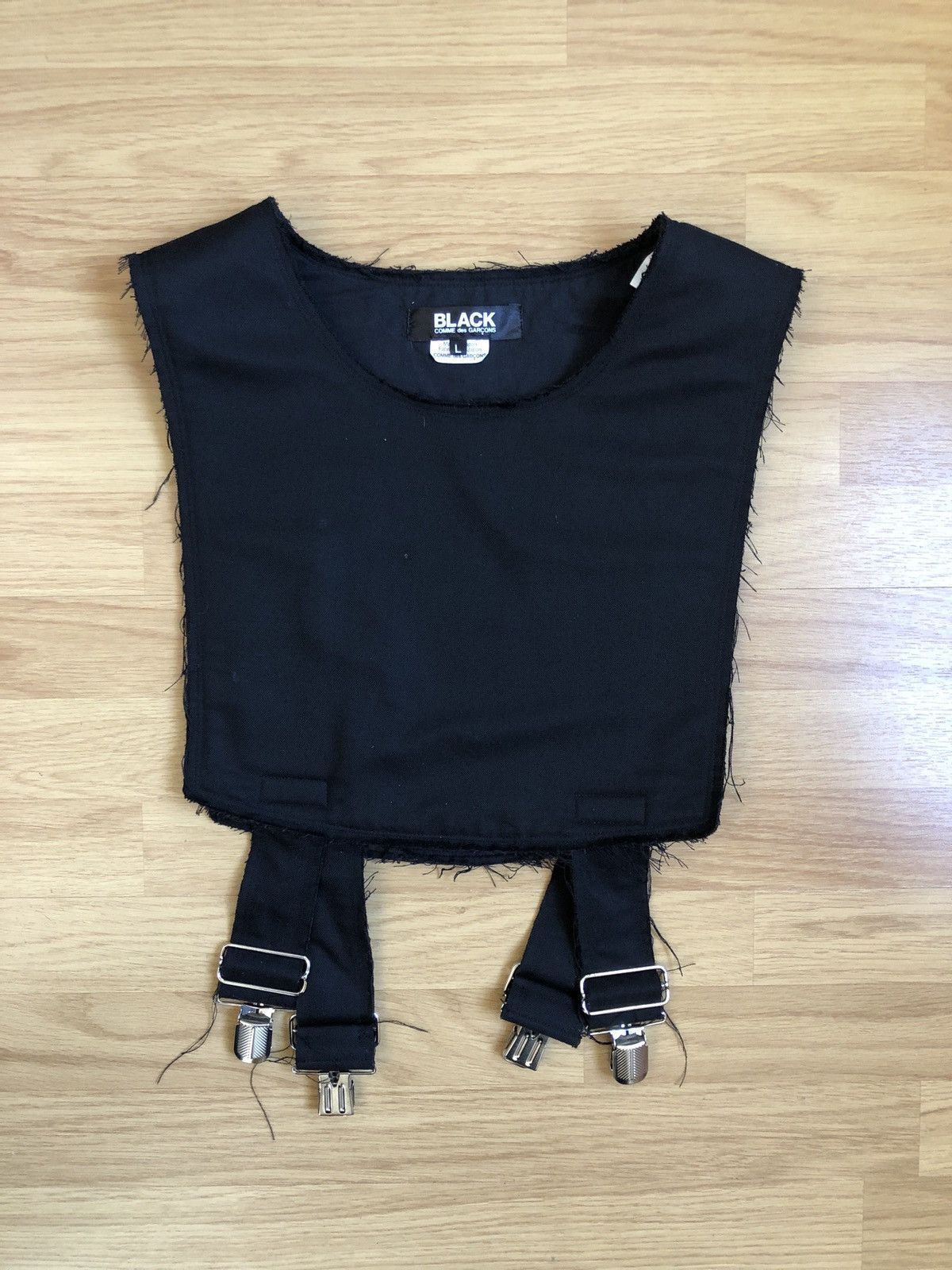 CDG black vest