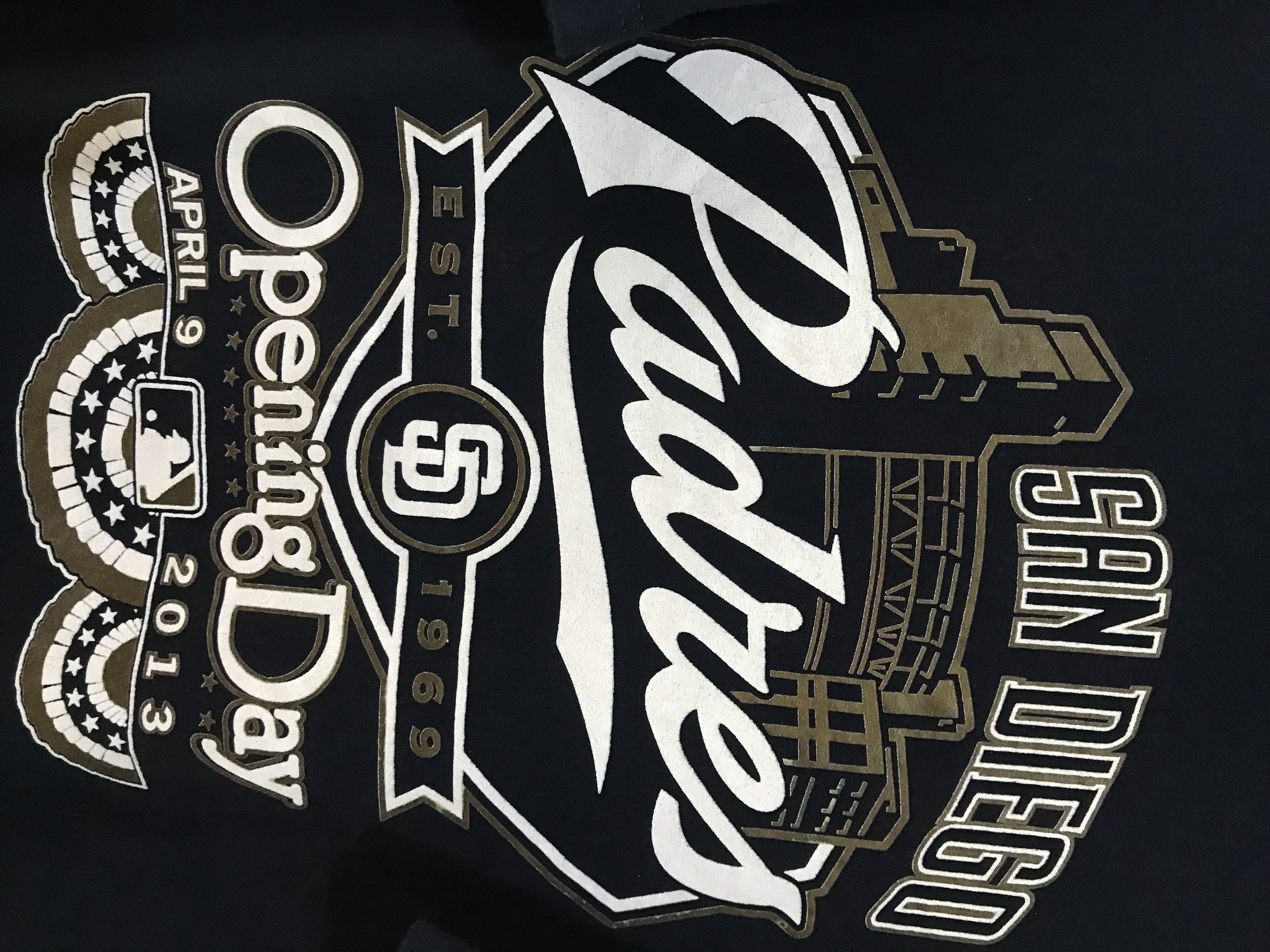 Alstyle San Diego Padres T-Shirt Size US XXL / EU 58 / 5 - 6 Thumbnail