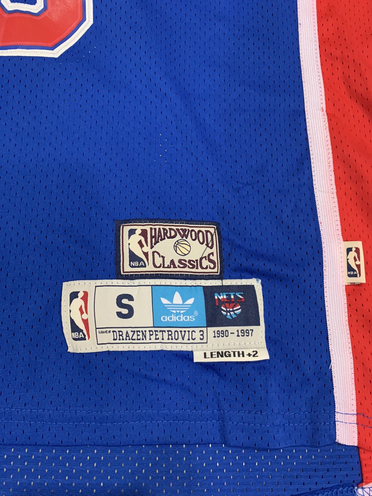 NBA × Vintage Vintage 90's RARE Drazen Petrovic New Jersey Nets Swingman Size US S / EU 44-46 / 1 - 3 Thumbnail