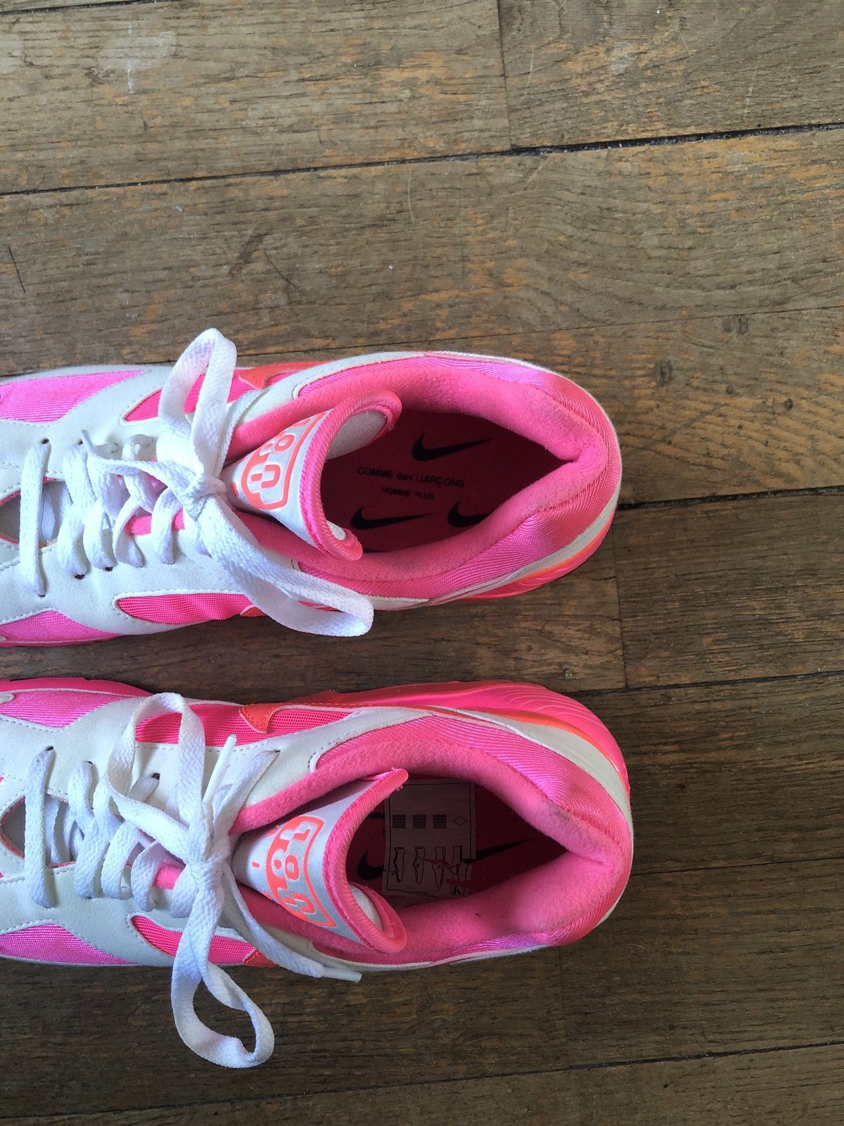 Comme des Garcons Comme des Garcons x Air Max 180 White Pink 2018 Size US 10.5 / EU 43-44 - 5 Thumbnail
