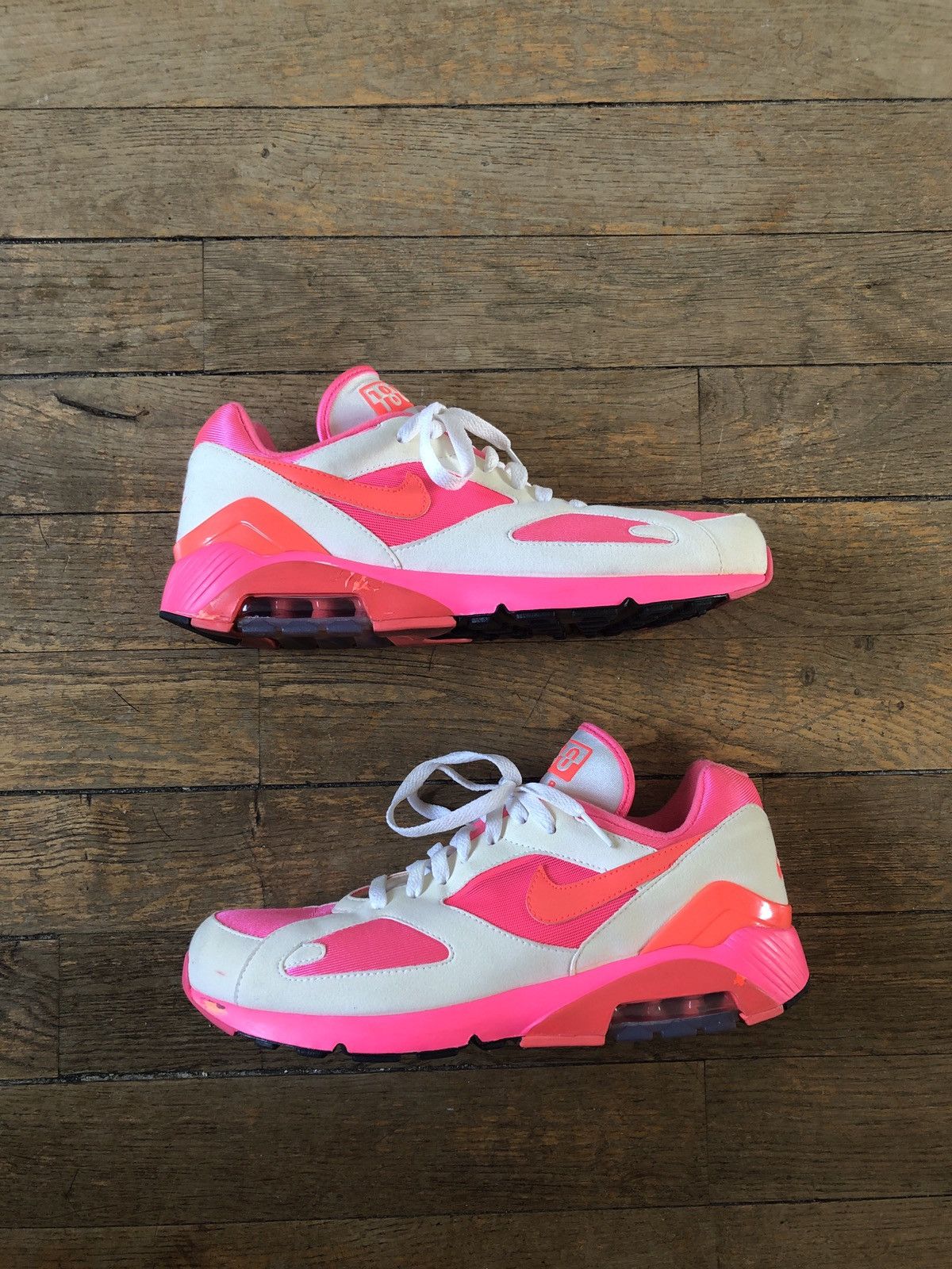 Comme des Garcons Comme des Garcons x Air Max 180 White Pink 2018 Size US 10.5 / EU 43-44 - 1 Thumbnail