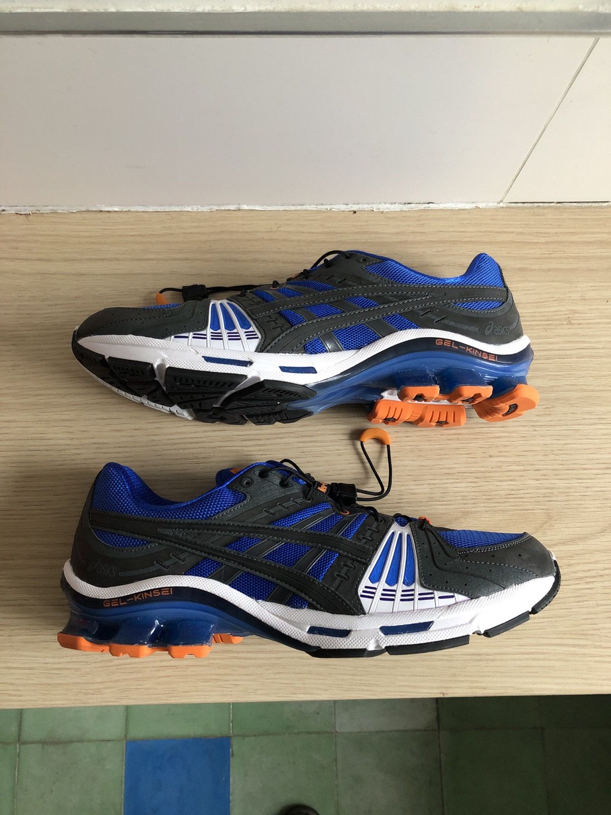 image of Affix Works X Gel Kinsei Low Illusion Blue Shoes, Men's (Size 12)