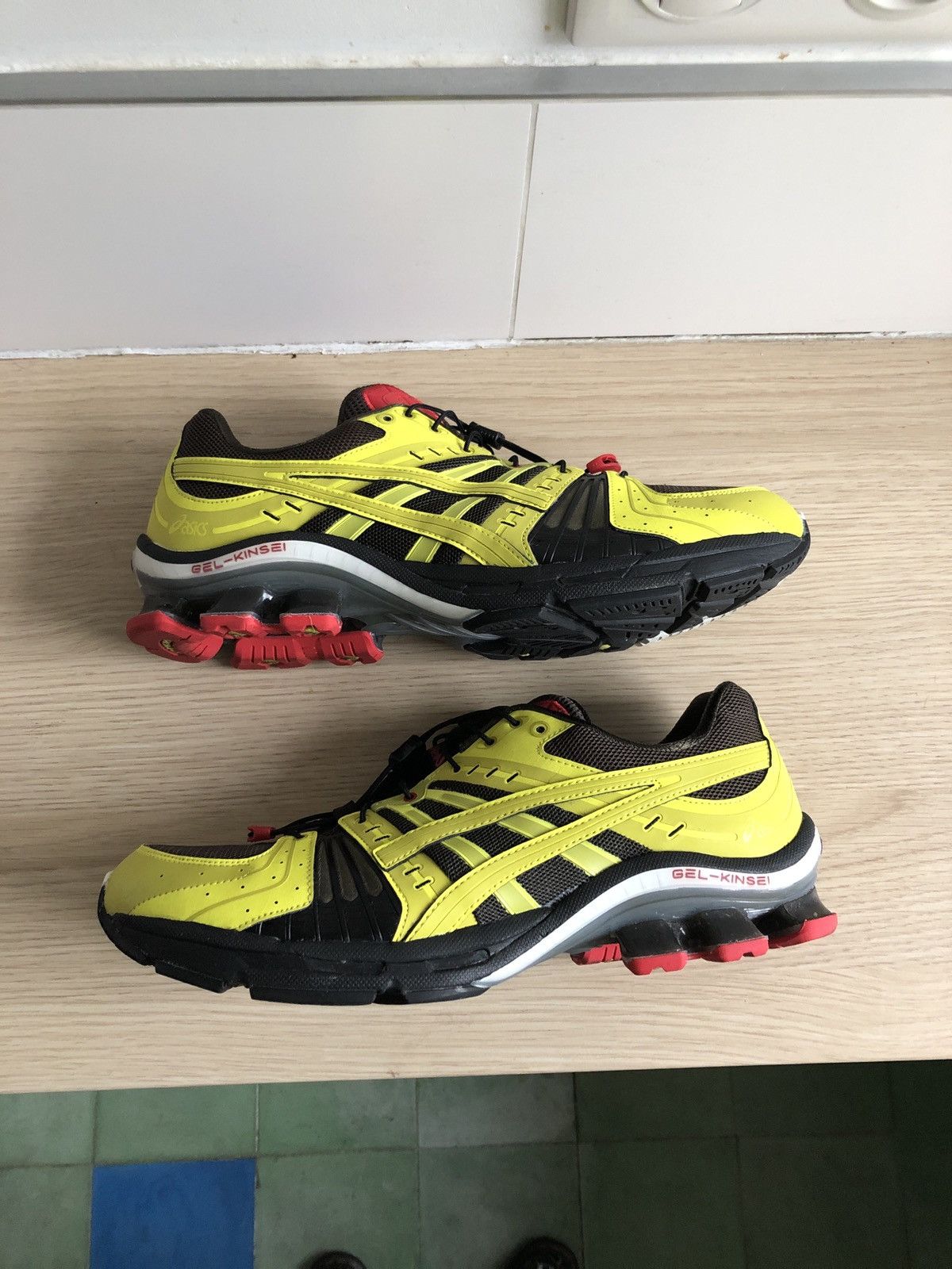 image of Affix Works x Asics Gel Kinsei X Affix Shoes in Yellow, Men's (Size 12)