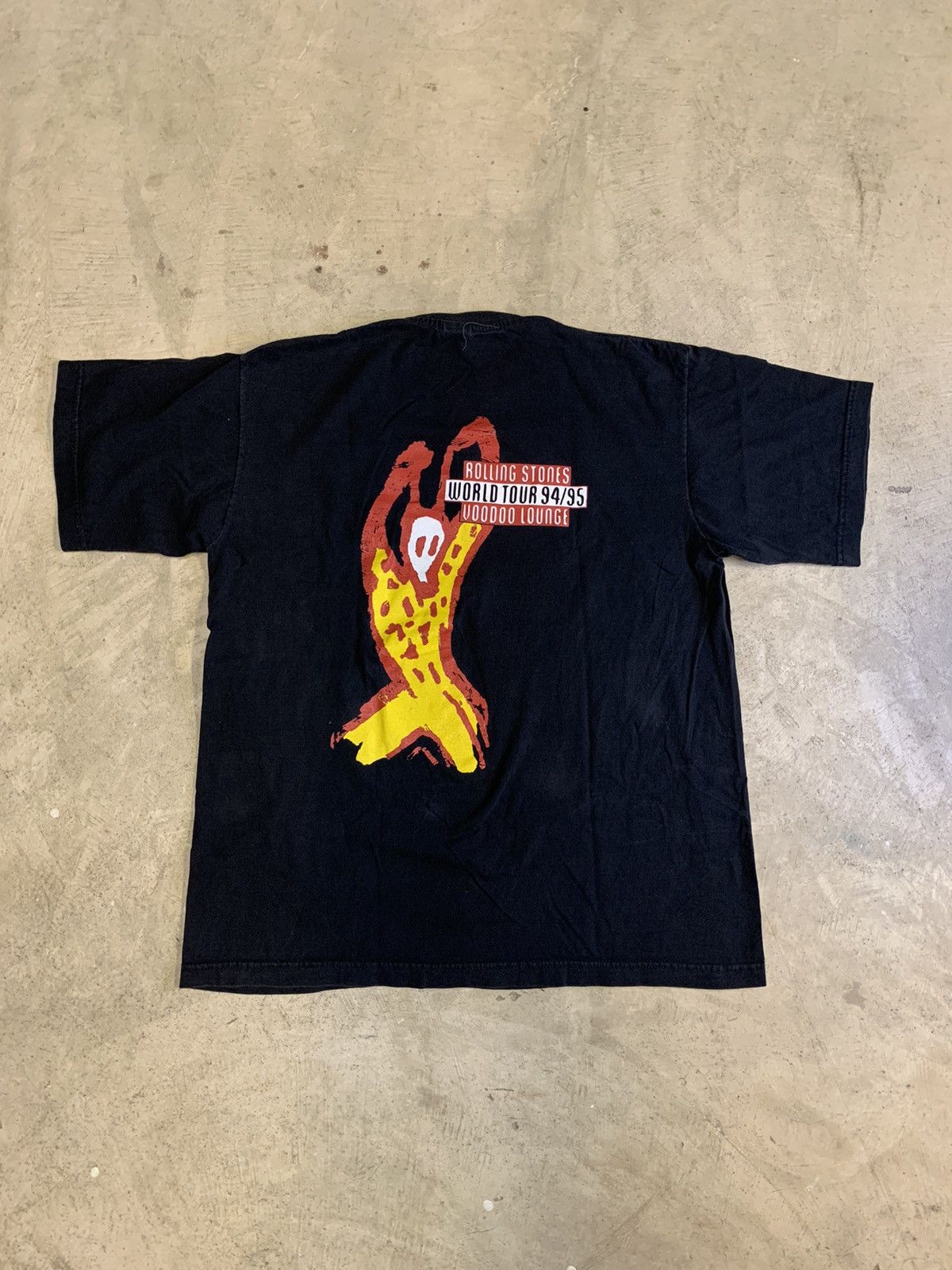 Band Tees × The Rolling Stones × Vintage Vintage 1994 Rolling Stones Voodoo Lounge World Tour Tee Size US L / EU 52-54 / 3 - 5 Thumbnail