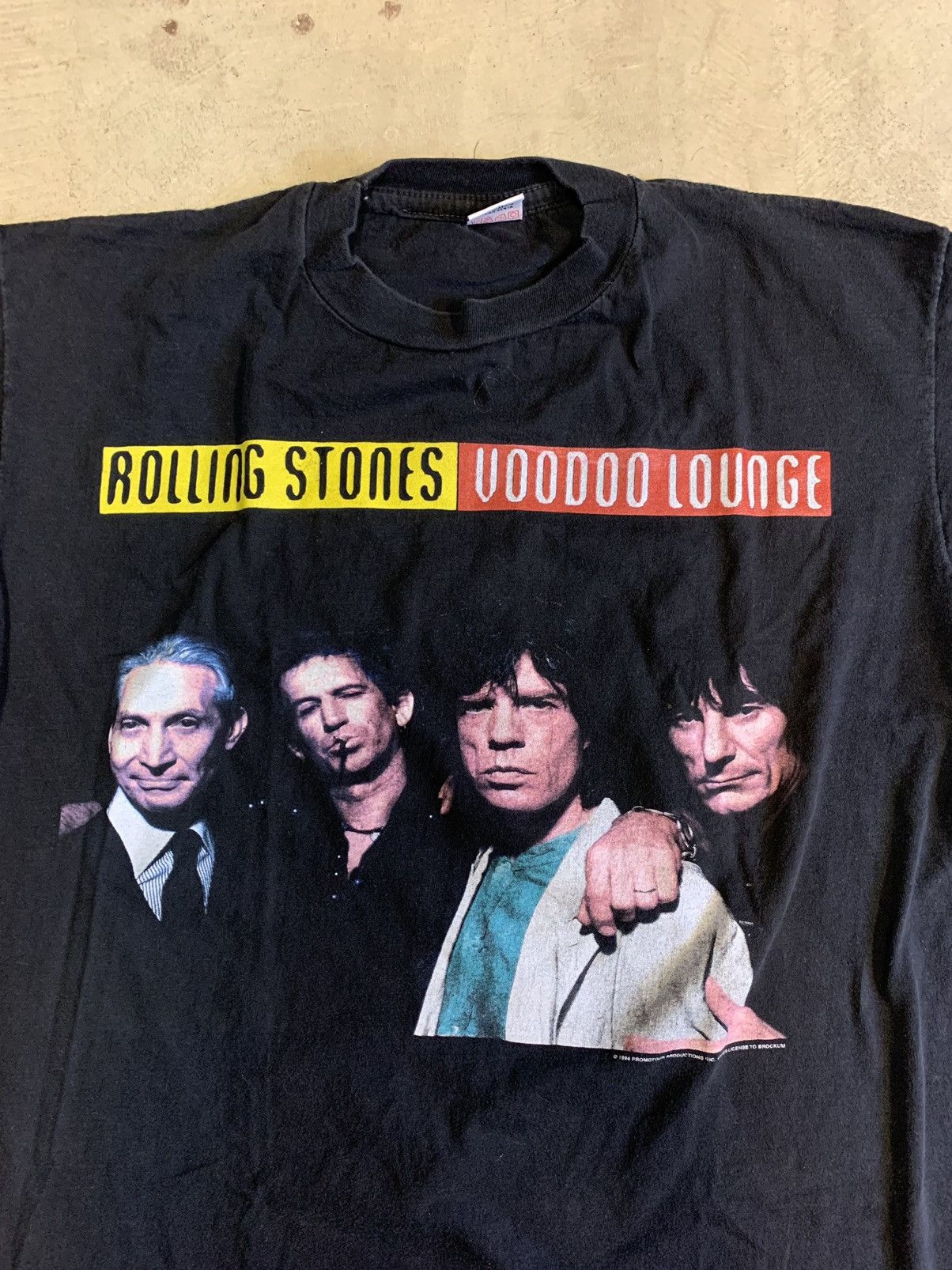 Band Tees × The Rolling Stones × Vintage Vintage 1994 Rolling Stones Voodoo Lounge World Tour Tee Size US L / EU 52-54 / 3 - 2 Thumbnail