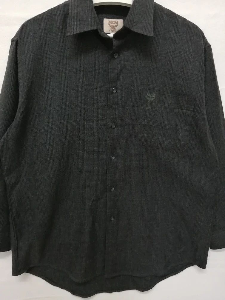 MCM MCM Checkered Shirt - Size L Size US L / EU 52-54 / 3 - 2 Thumbnail