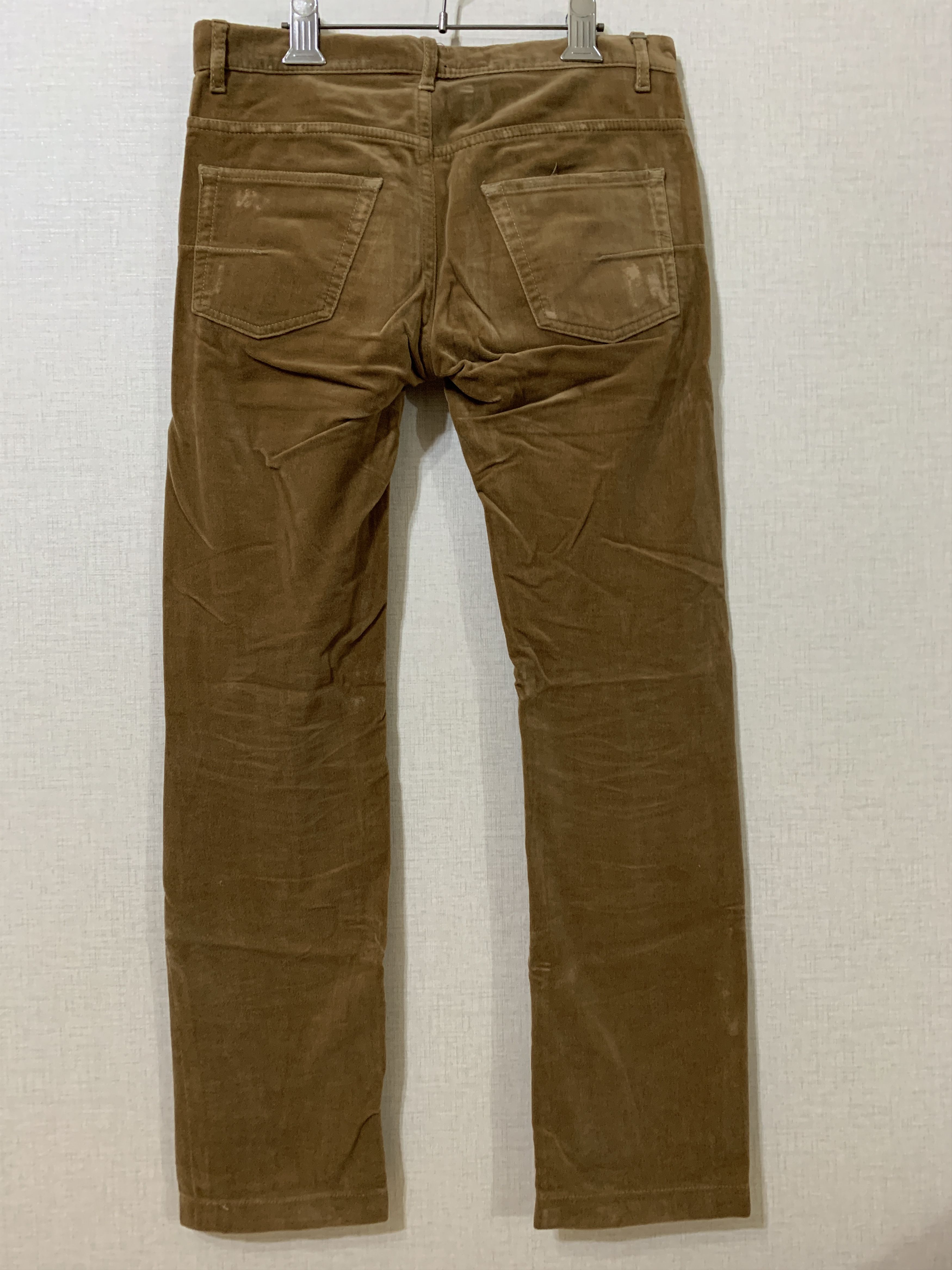 Dior 05FW Collection Gold Brown Velour Flare Jean Size US 28 / EU 44 - 5 Thumbnail