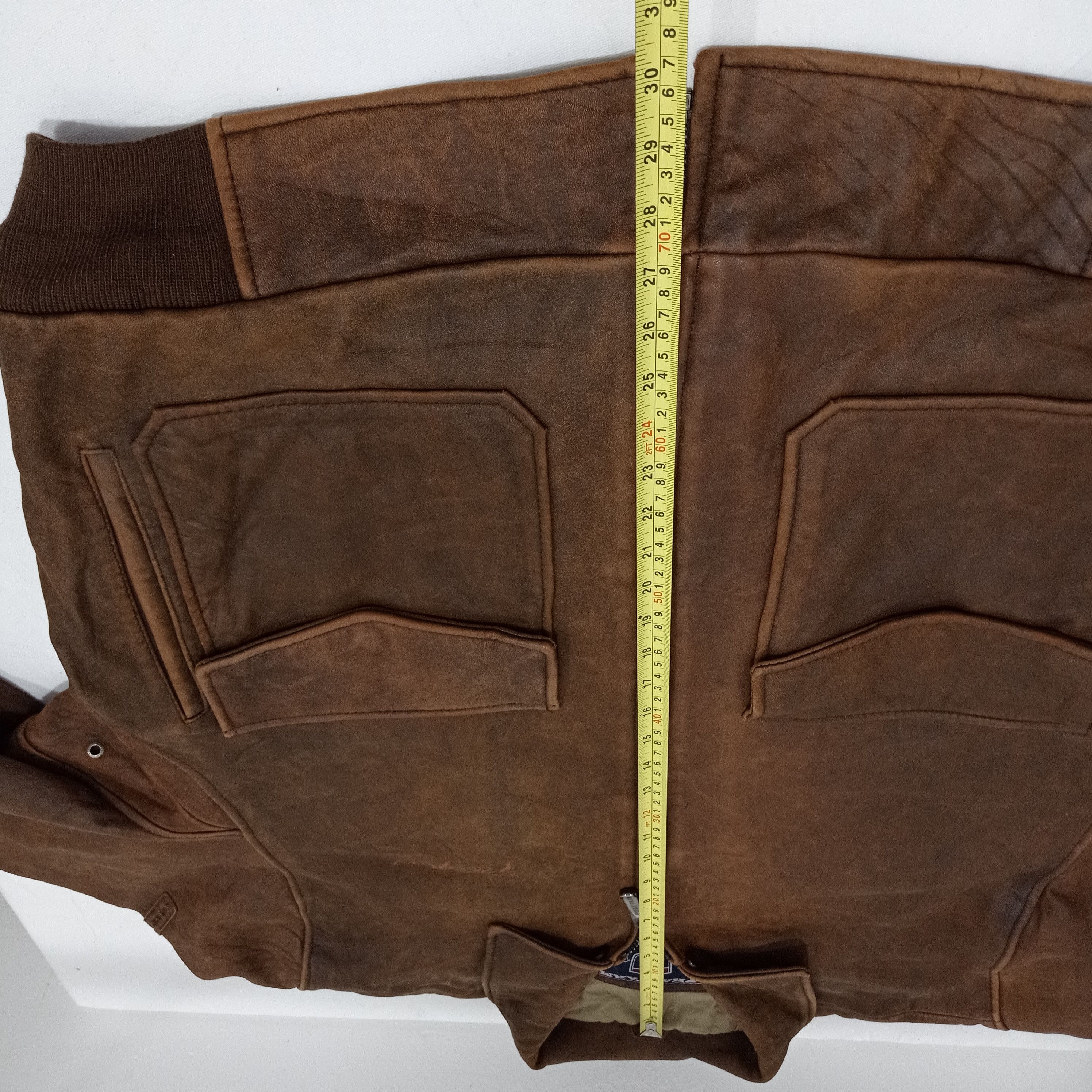 Phat Farm VINTAGE PHAT FARM GENUINE LEATHER JACKET Size US XXL / EU 58 / 5 - 14 Thumbnail