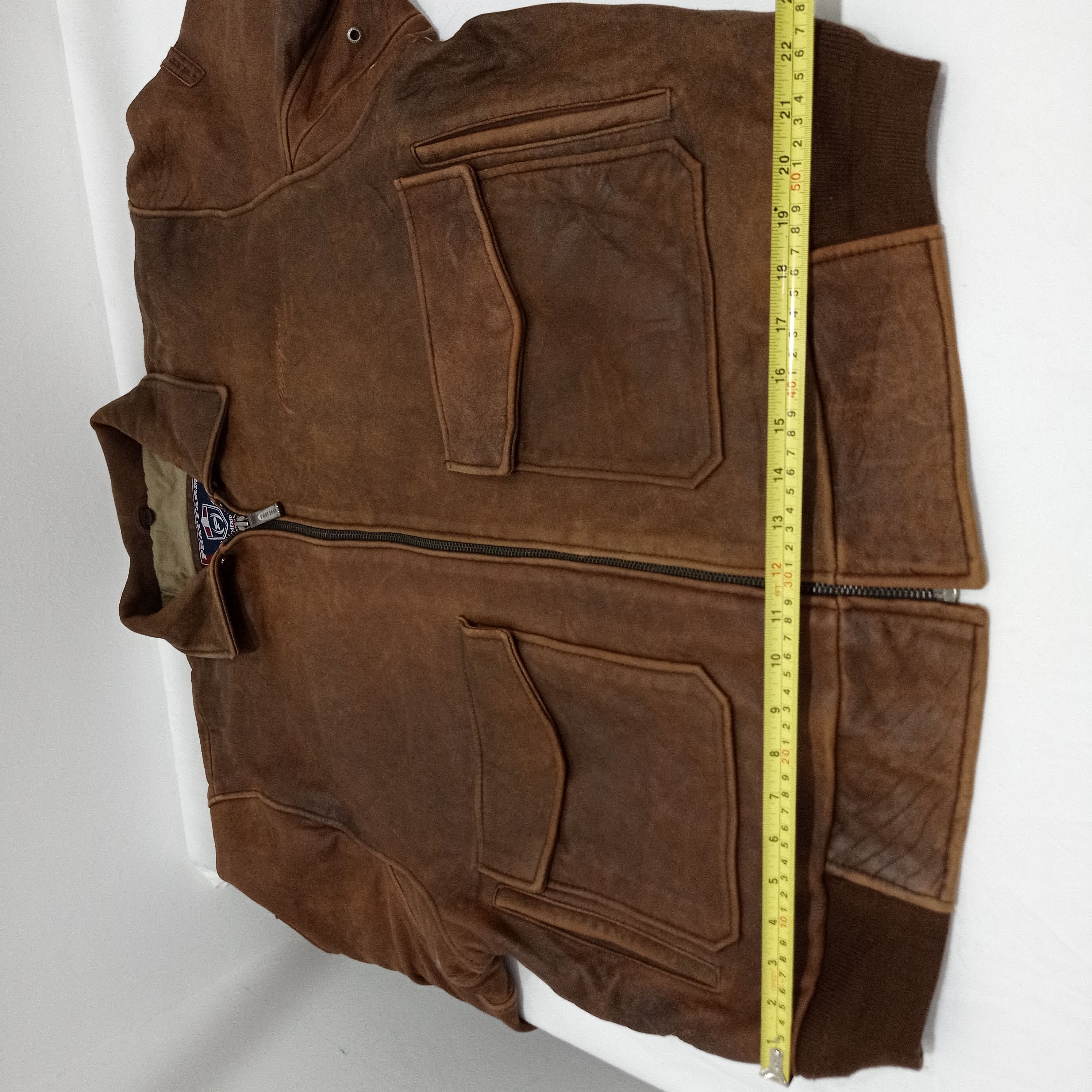 Phat Farm VINTAGE PHAT FARM GENUINE LEATHER JACKET Size US XXL / EU 58 / 5 - 17 Thumbnail