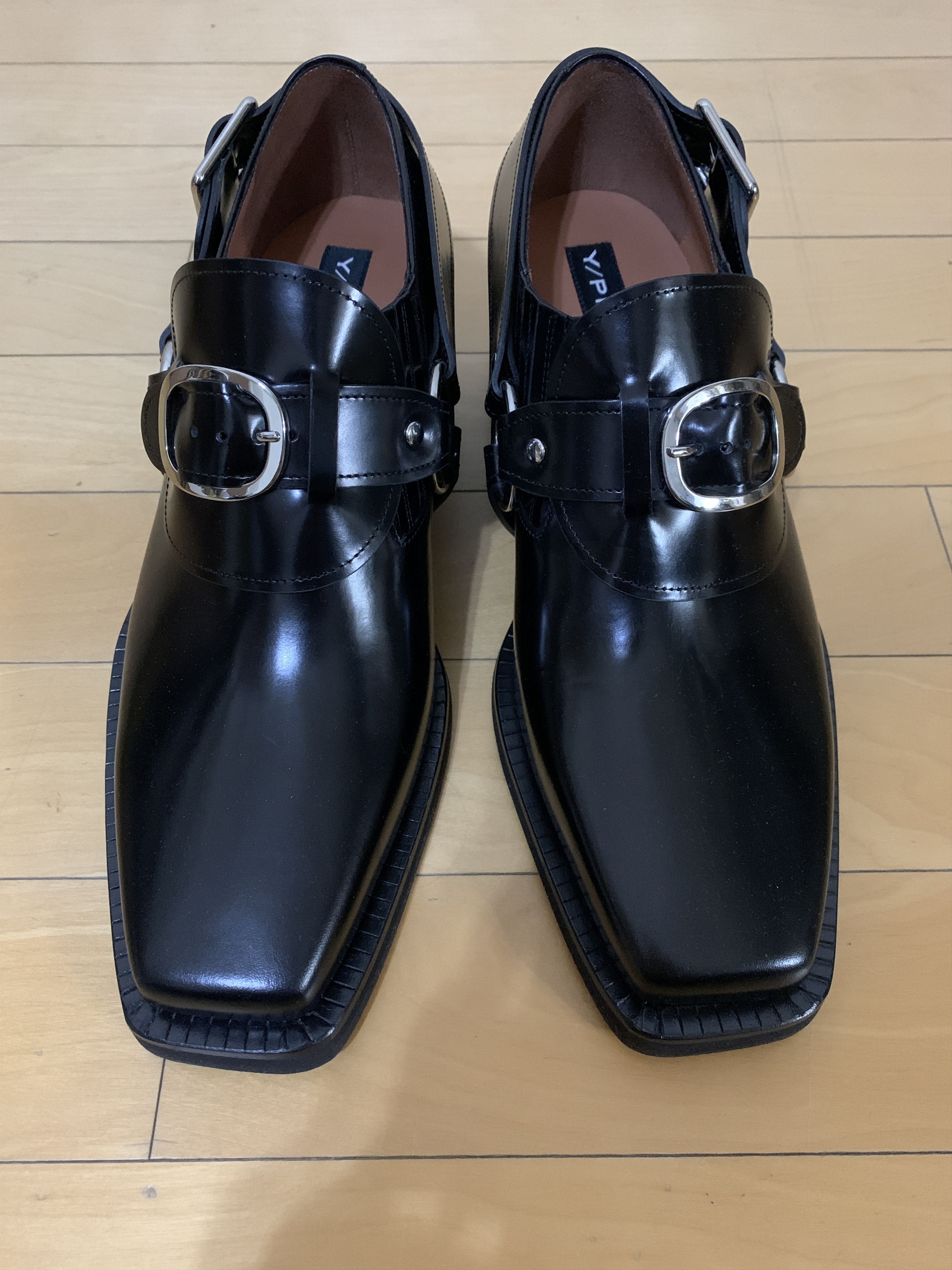 Y/Project Buckle Strap Black Loafers Size US 8 / EU 41 - 4 Thumbnail
