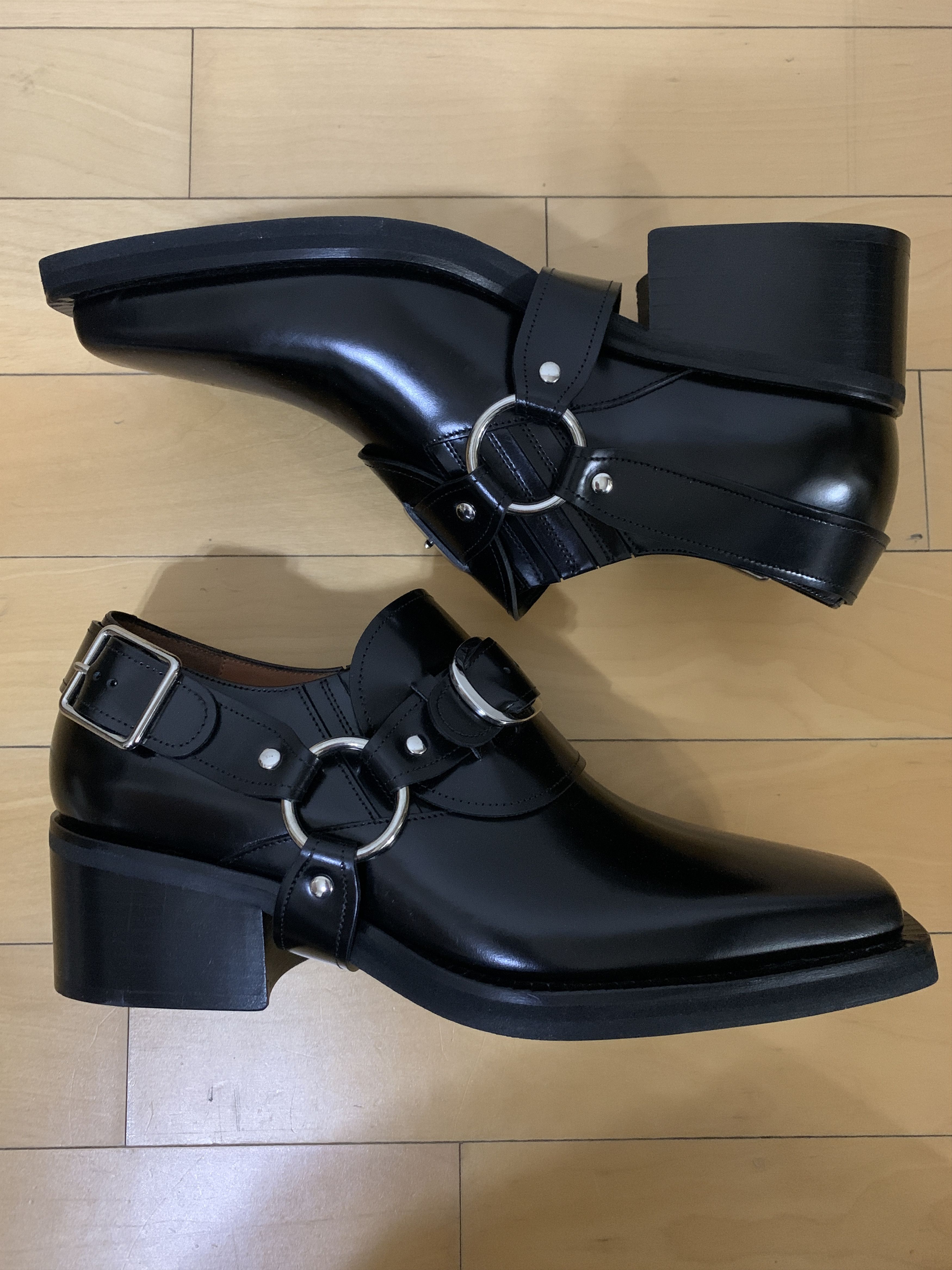 Y/Project Buckle Strap Black Loafers Size US 8 / EU 41 - 7 Thumbnail