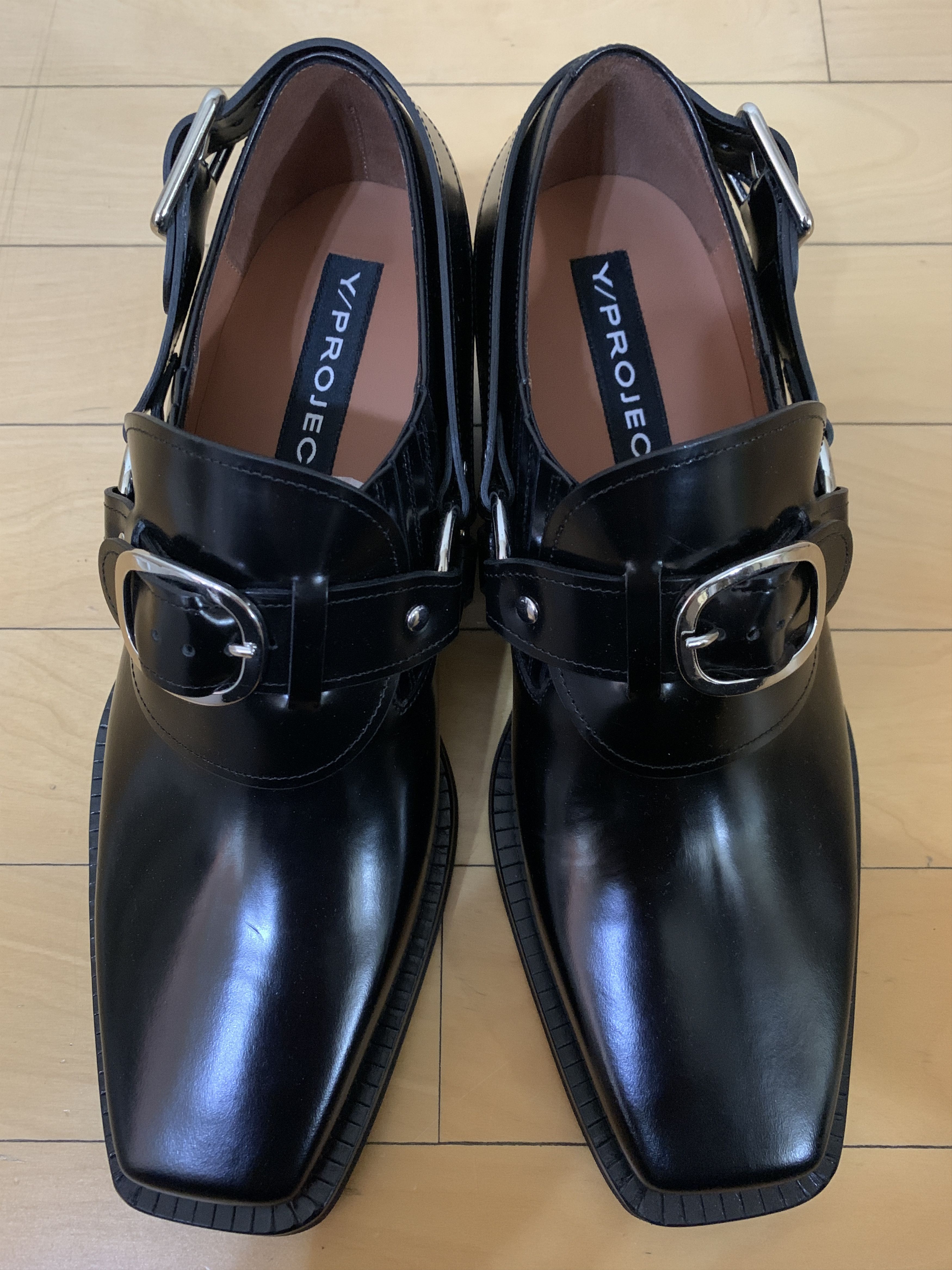 Y/Project Buckle Strap Black Loafers Size US 8 / EU 41 - 9 Thumbnail
