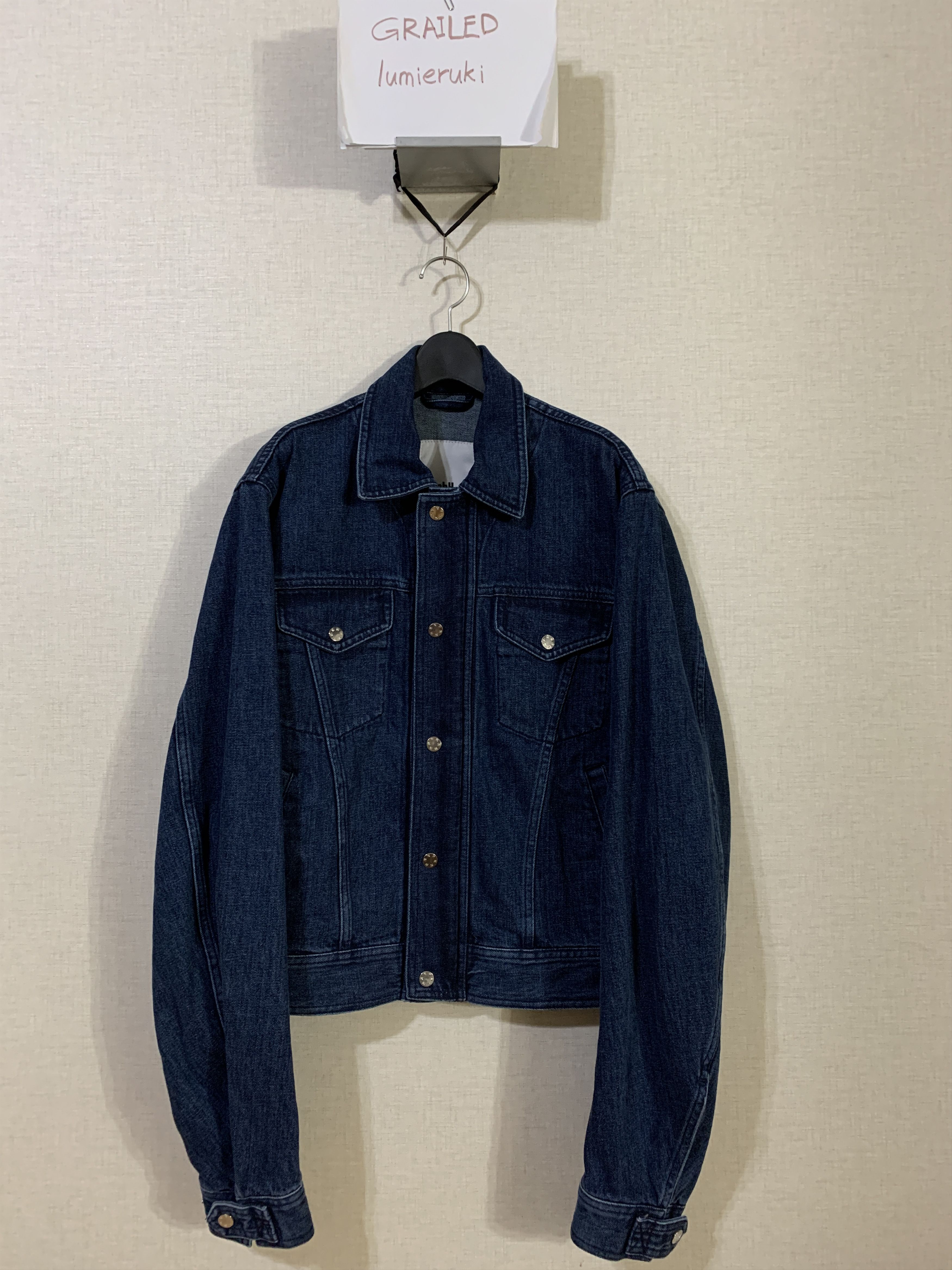 GmbH Blue Denim Trucker Jacket Bluson Size US M / EU 48-50 / 2 - 2 Thumbnail